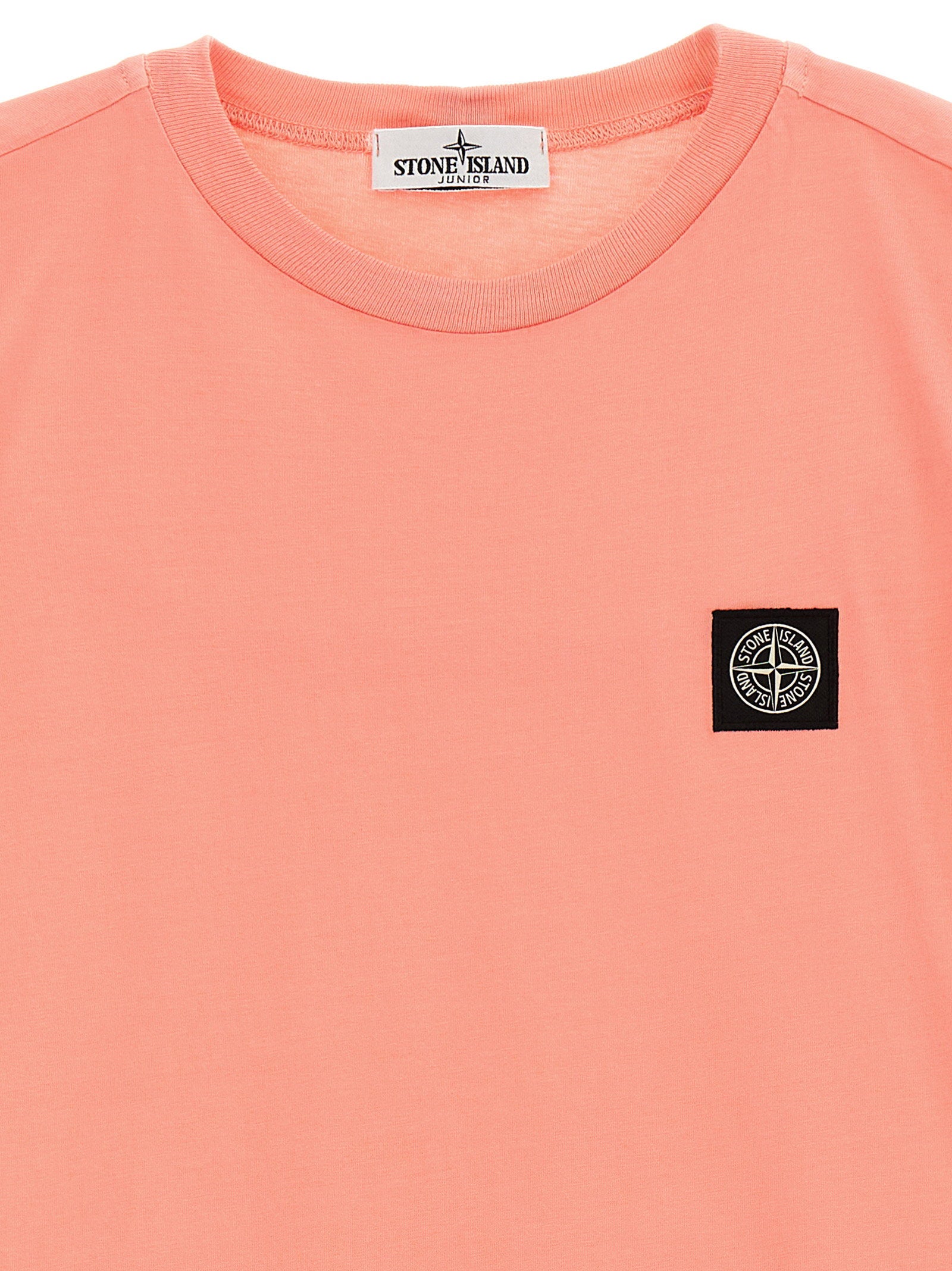 Stone Island Junior Compass Logo T-shirt – 100% cotton - view 3