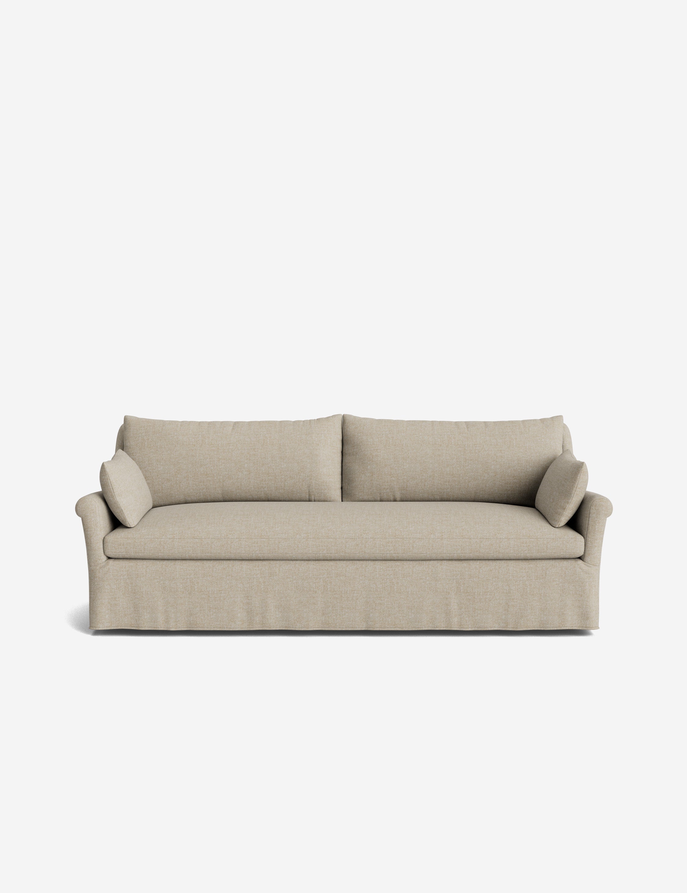 Lulu and Georgia Portola Rolled Arm Slipcover Sofa - view 80