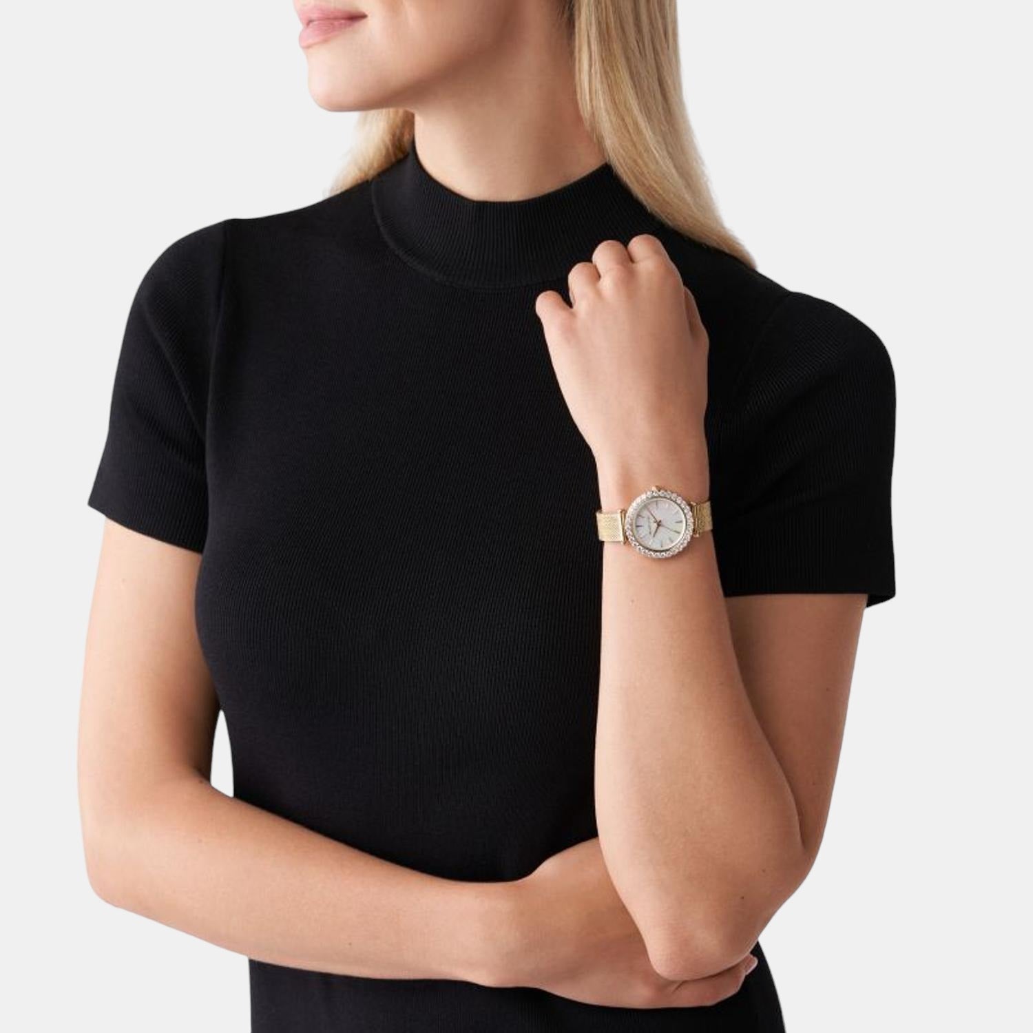 Michael Kors Darci Women Quartz White Dial Analog Stainless Steel Watch MK4629 - view 4