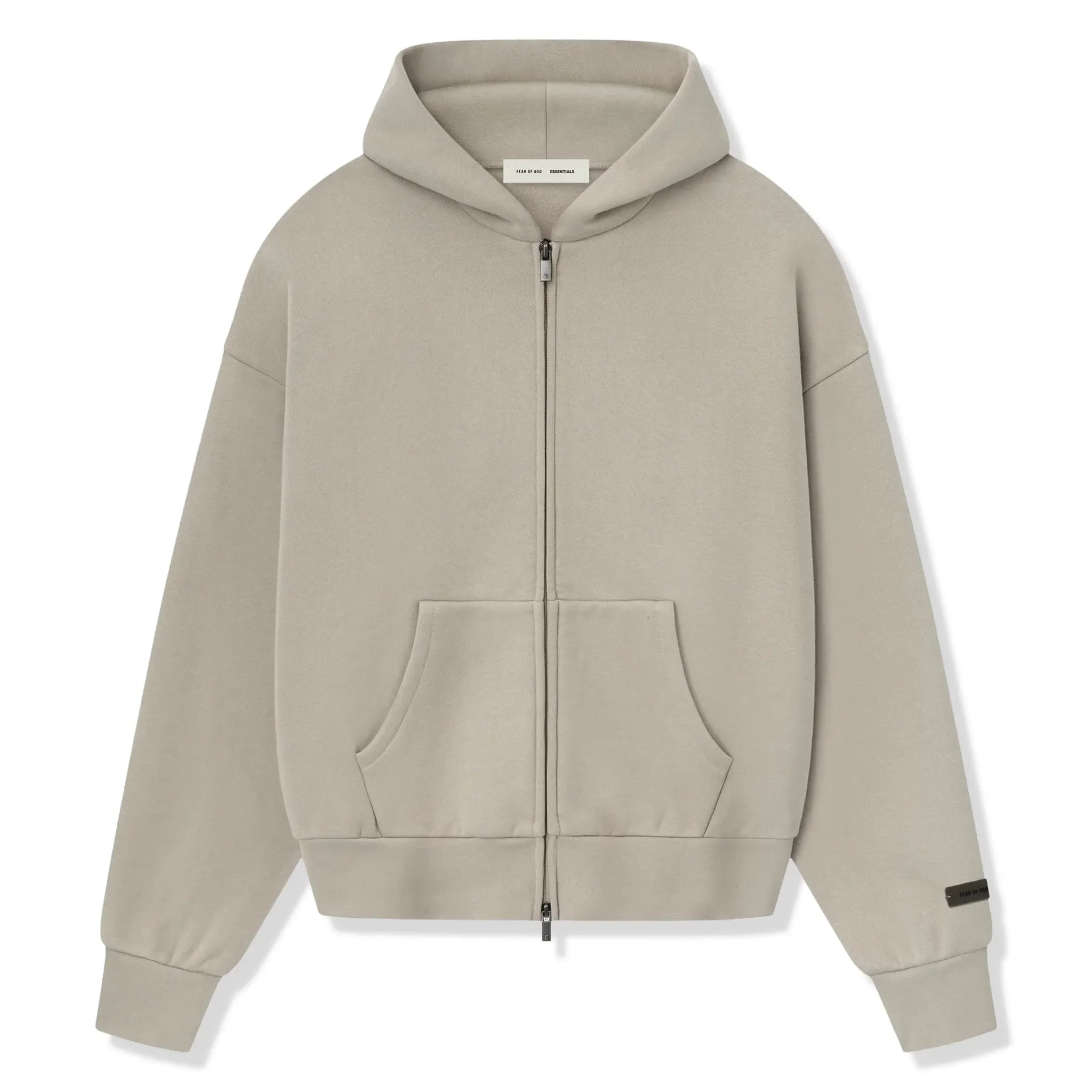 Fear Of God Essentials Classic Fleece Timber Zip-Up Hoodie (SS25)