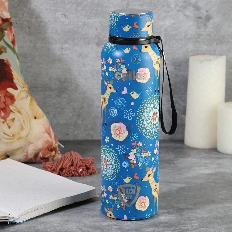 Cello Deezee Kent, Vacusteel Water Bottle, 900ml