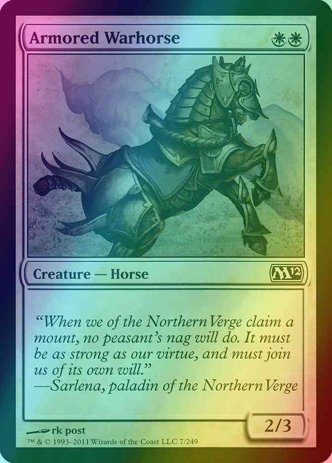 Warhorse 7 magic – Armored Warhorse [7] [Magic 2012] [Foil]