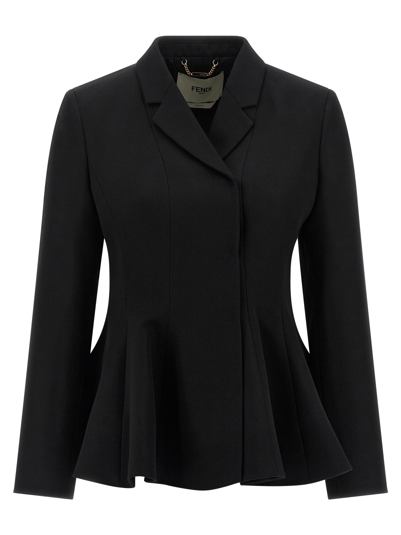 Fendi Grain De Poudre Blazer – 100% virgin wool