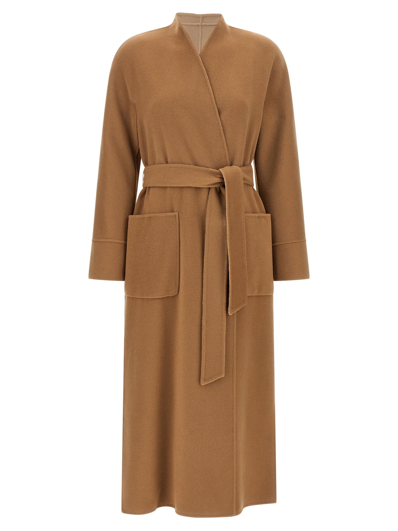 Max Mara Studio Nodo Reversible Coat – 100% wool