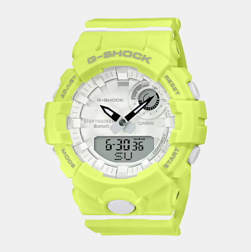 Casio G-Shock Women Quartz White Dial Analog-Digital Resin Watch G1000
