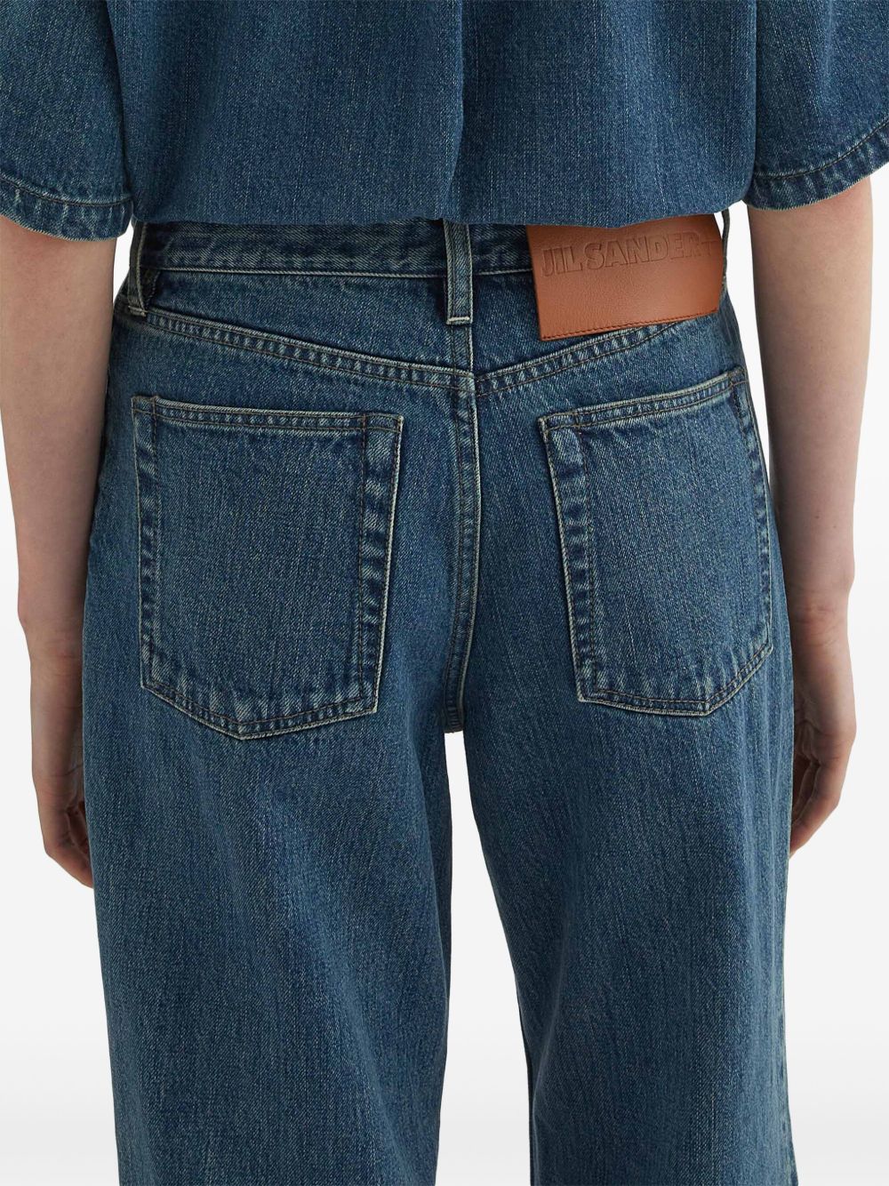 Jil Sander Plus Denim Wide-leg jeans – Cotton 100% - view 3