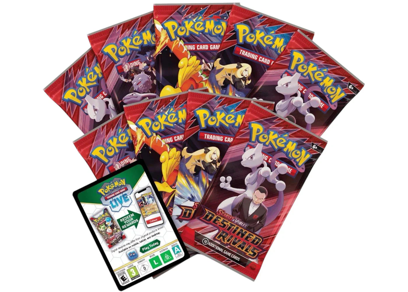 2025 Pokémon Scarlet & Violet Destined Rivals Elite Trainer Box 2x Lot - view 2