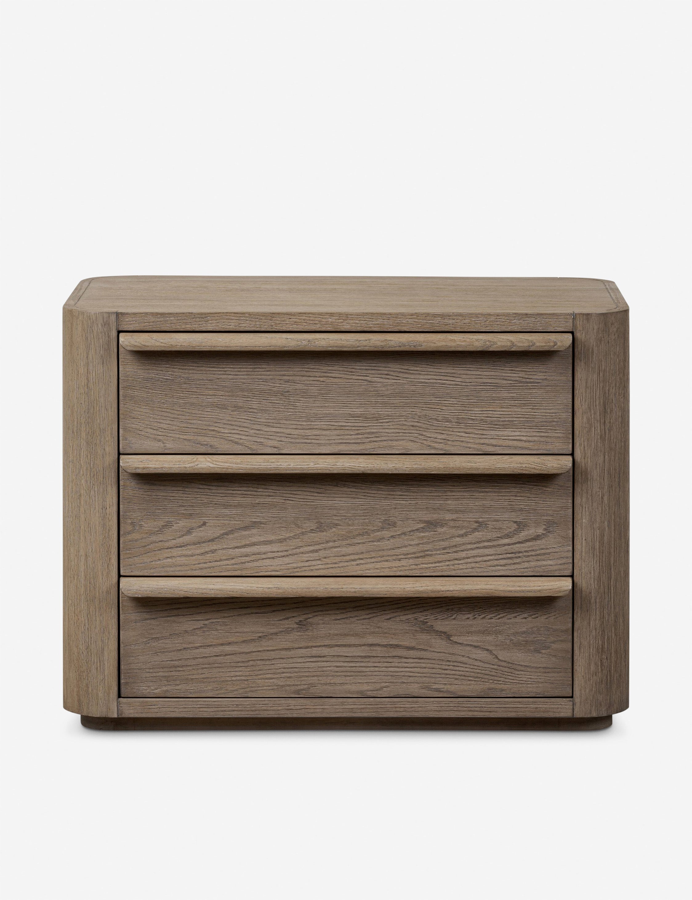 Lulu and Georgia Silvano Nightstand – Natural Oak