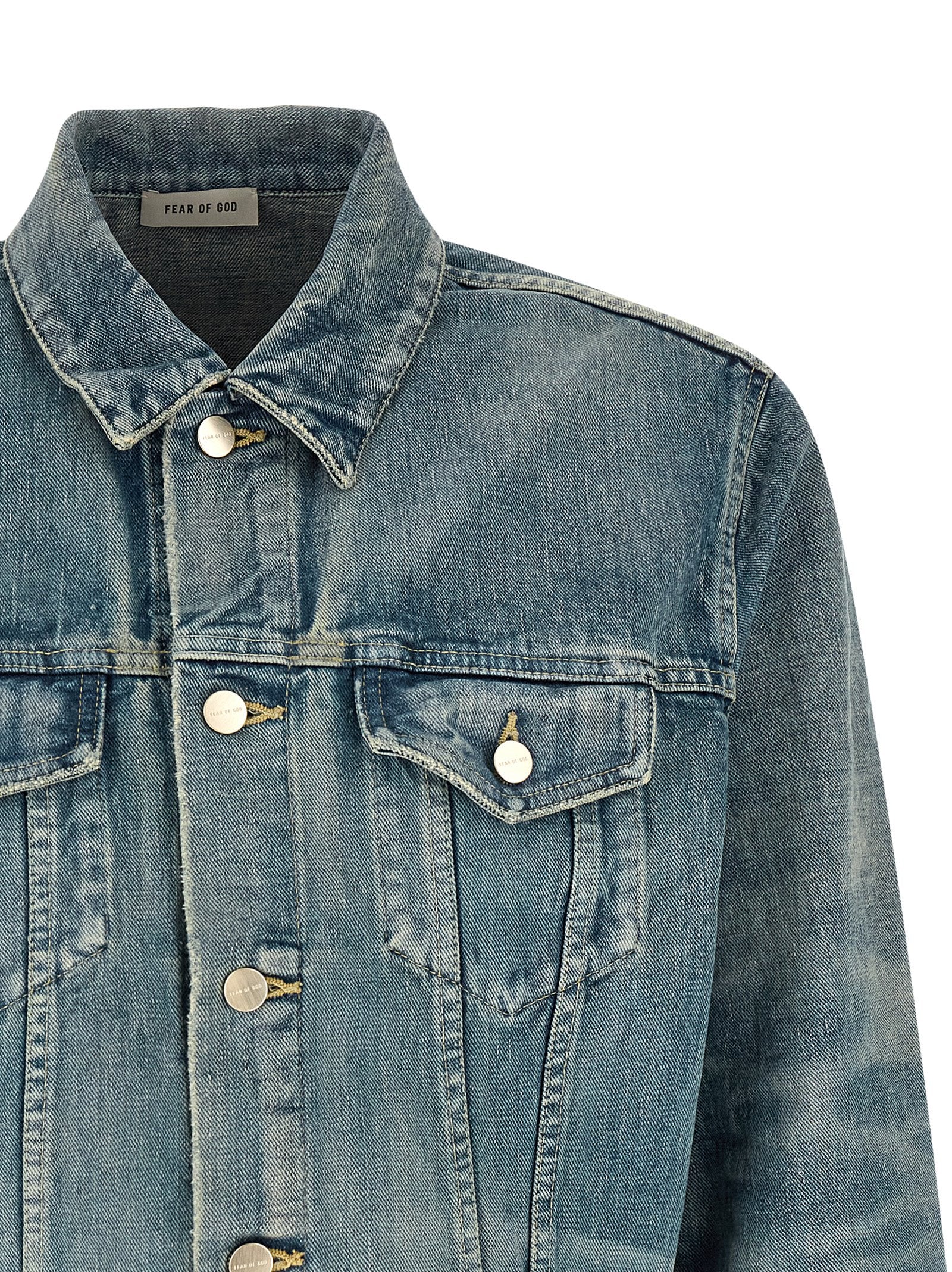 Fear Of God Classic Trucker Jacket – 100% cotton - view 3