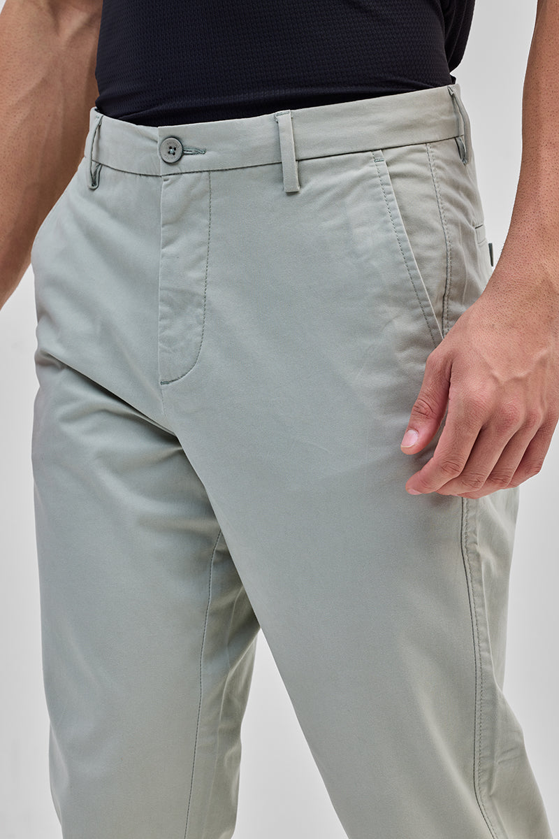 SNITCH Grey Slim Fit Trousers - view 5