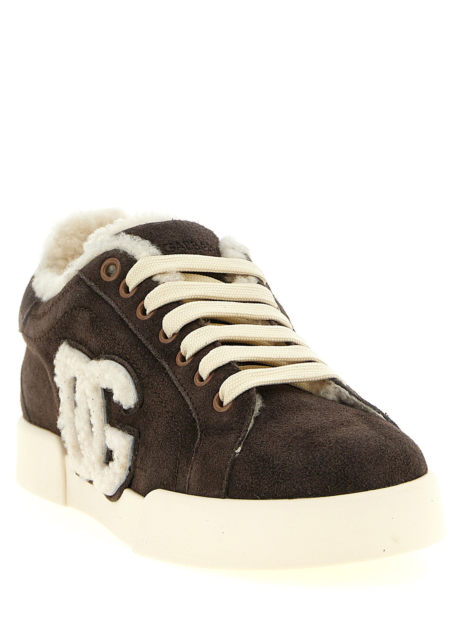 Dolce & Gabbana Shearling Low.top Sneakers - view 2