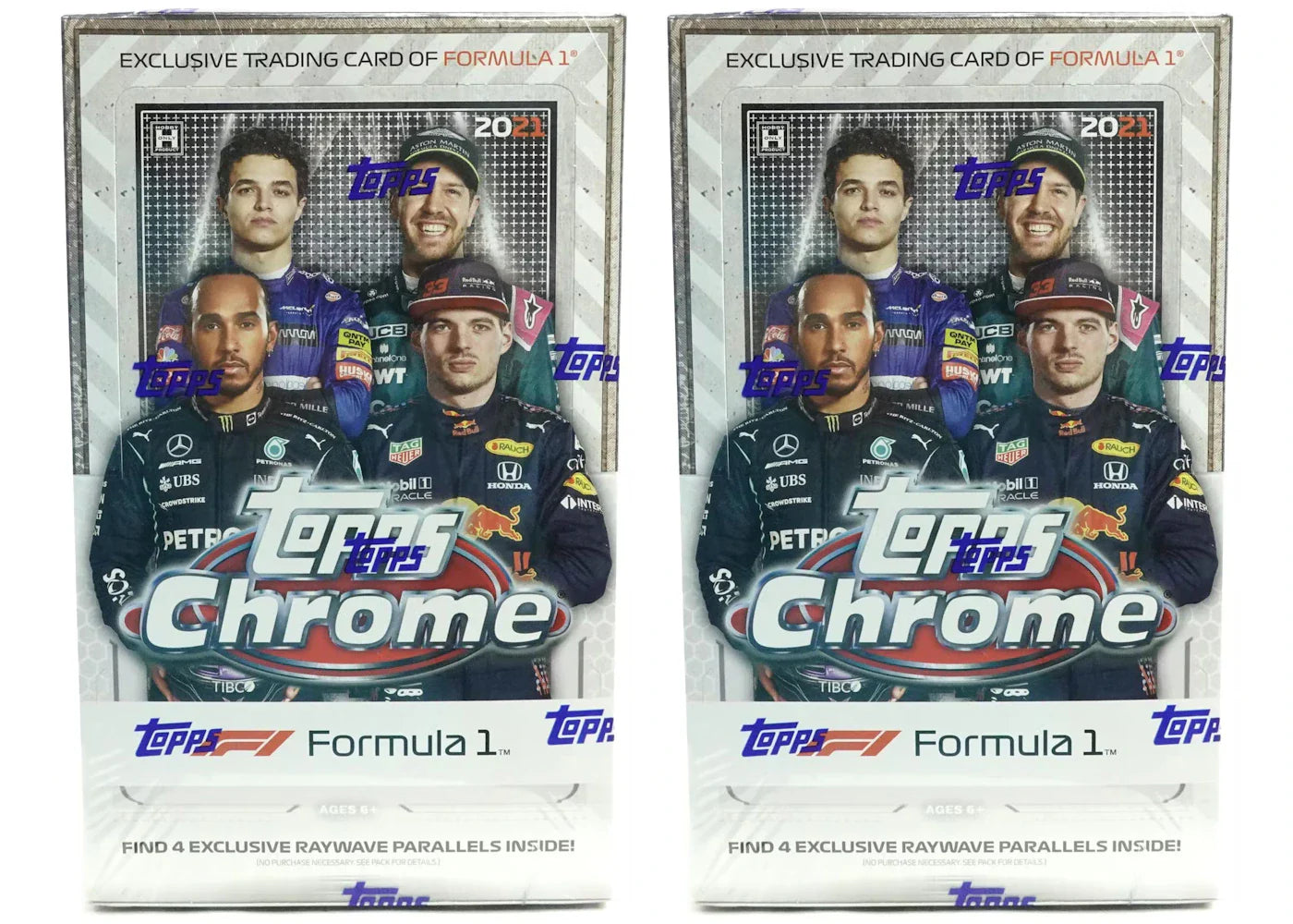 2021 Topps Chrome Formula 1 Racing Hobby Lite Box 2x Lot