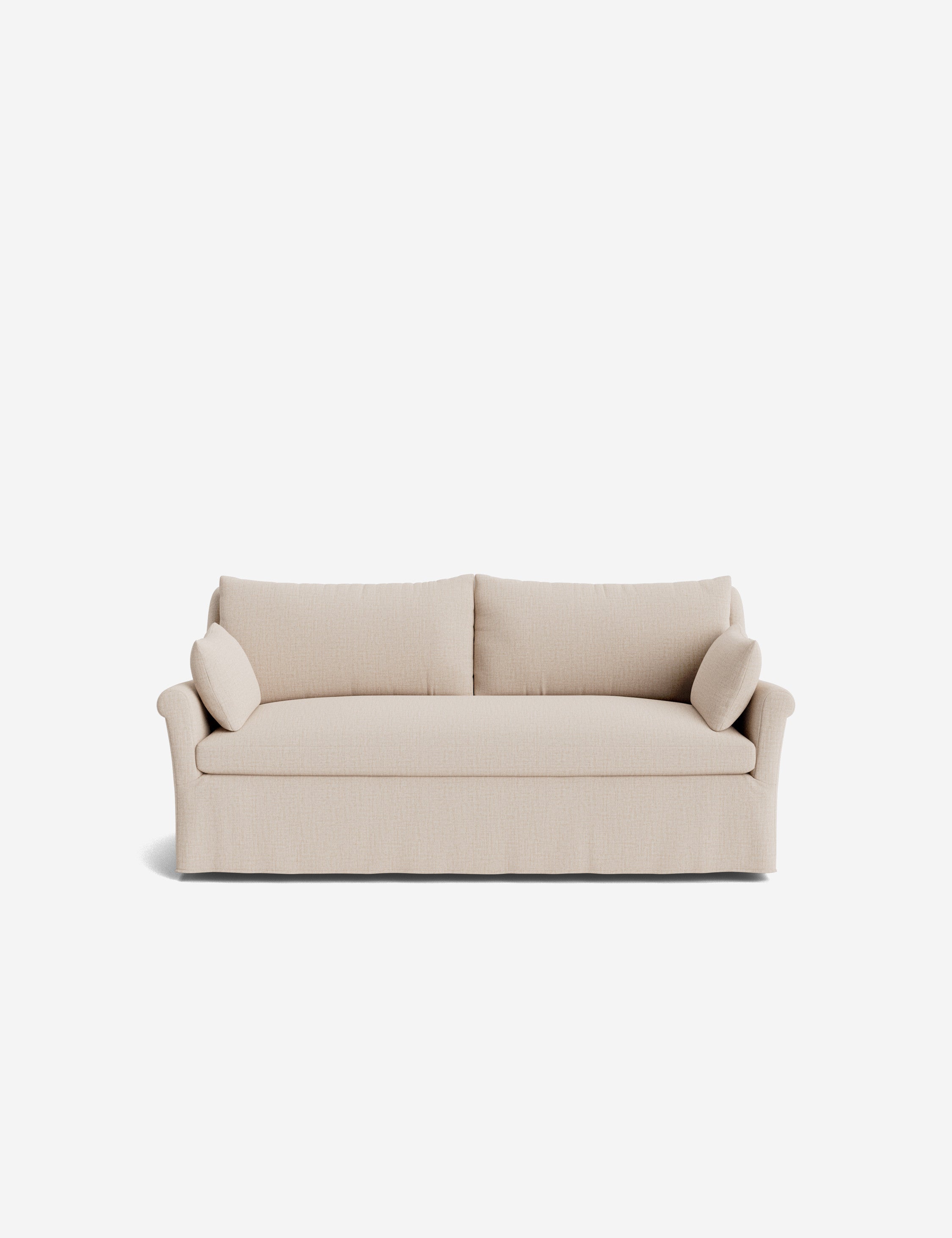 Lulu and Georgia Portola Rolled Arm Slipcover Sofa - view 136