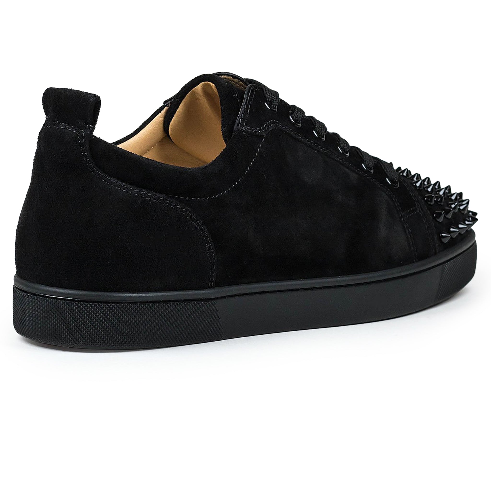 Christian Louboutin Louis Junior Spikes Suede Black - view 2