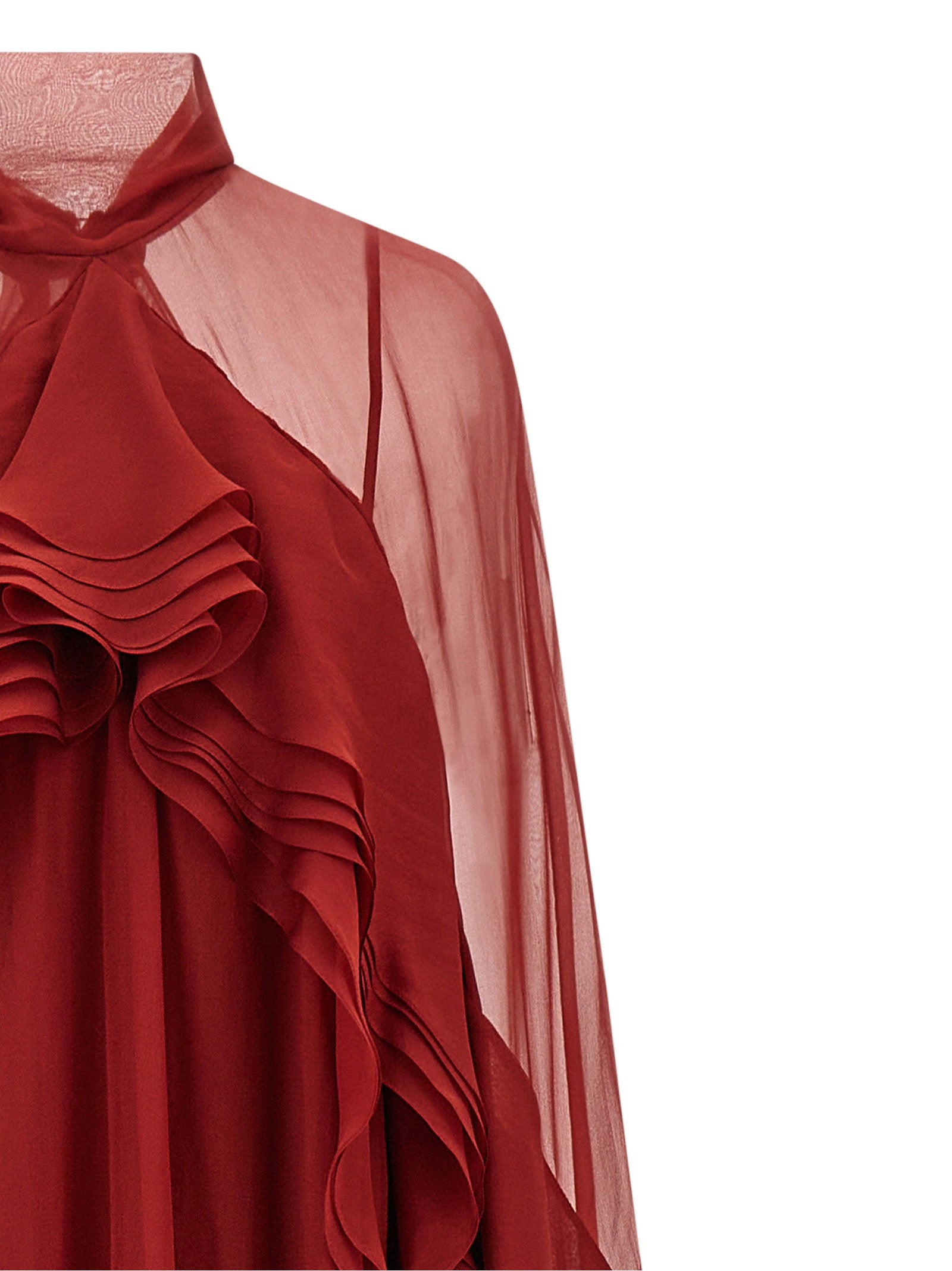 Alberta Ferretti Ruffle Dress – 100% silk - view 3