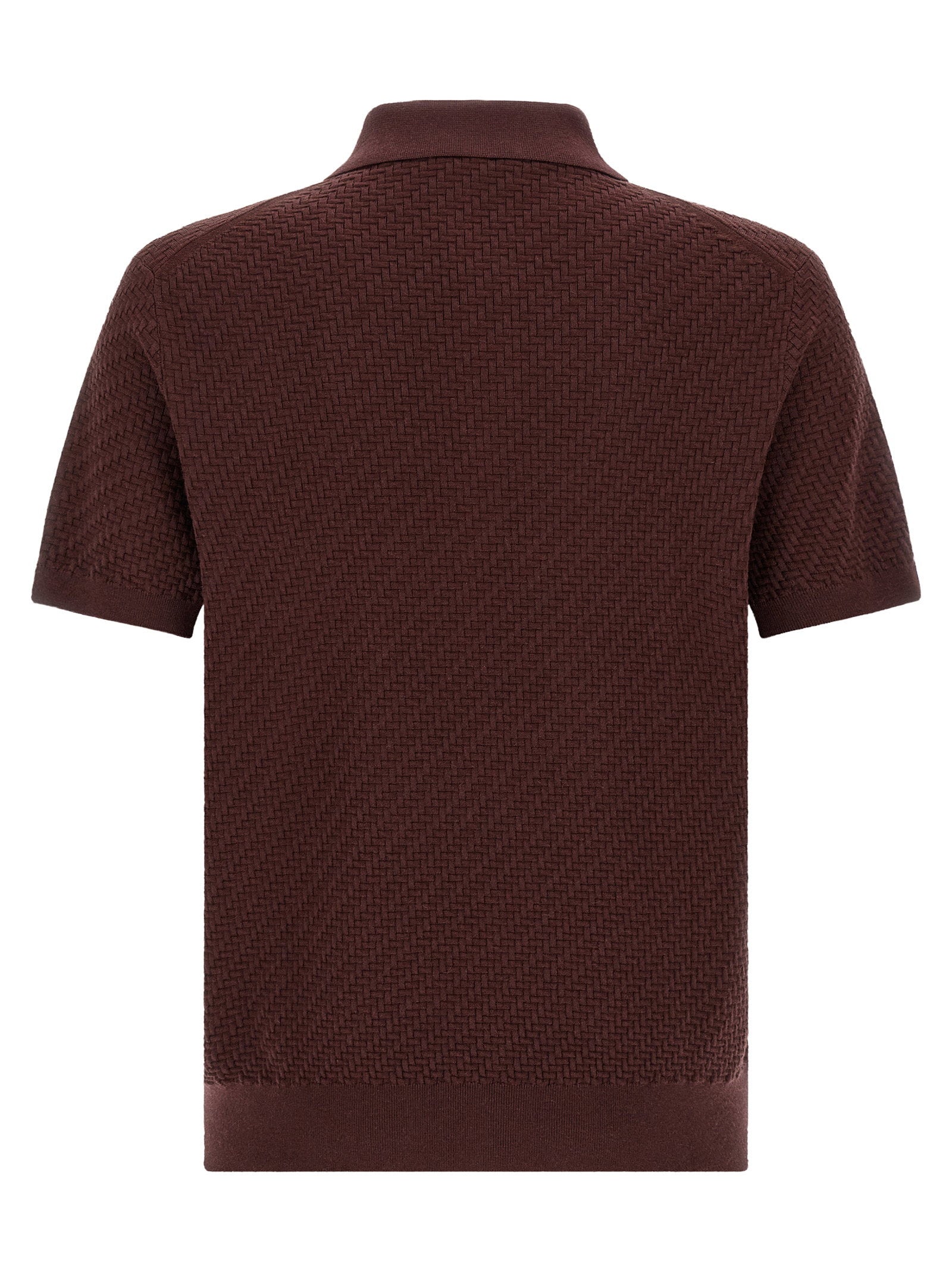 Brioni Trama Weaving Polo - view 2