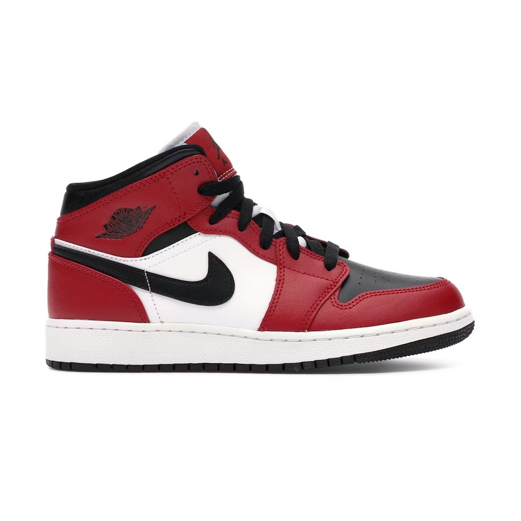 Air Jordan 1 Mid Chicago Black Toe (GS) – Red