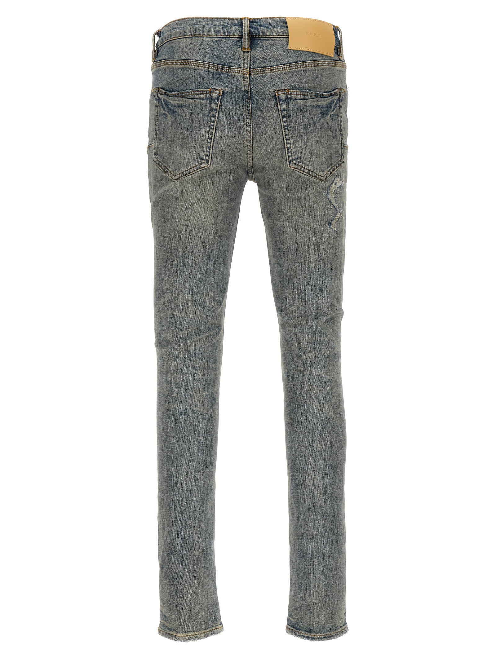 Purple P001 Light Blue Vintage Jeans – 98% cotton 2% lycra - view 2
