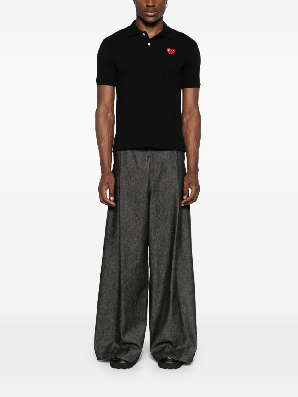 Comme Des Garcons Comme Des Garçons Cotton polo shirt - view 4