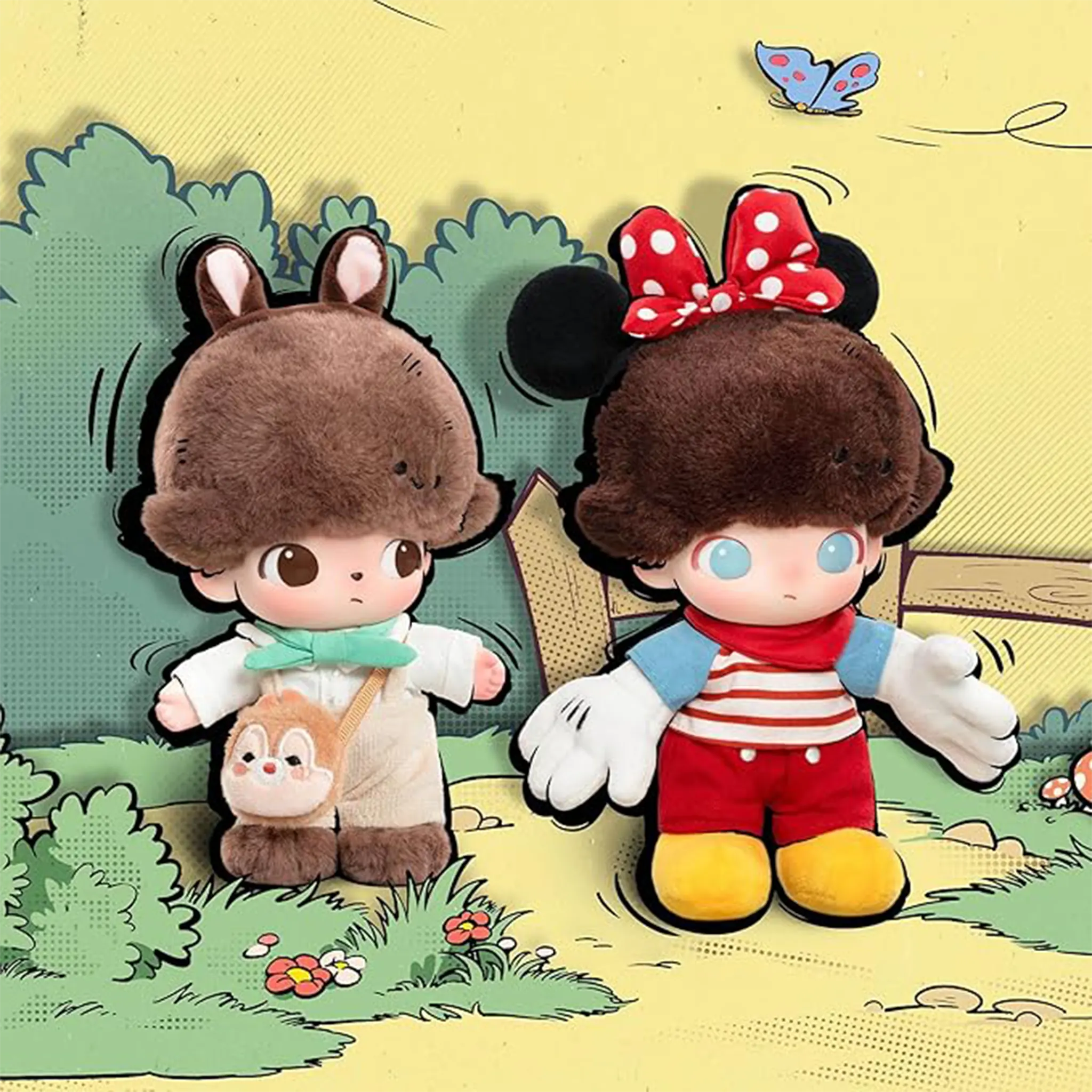 Pop Mart Labubu Dimoo World x Disney Series Vinyl Plush Keychain Sealed Case (Case of 6) - view 5