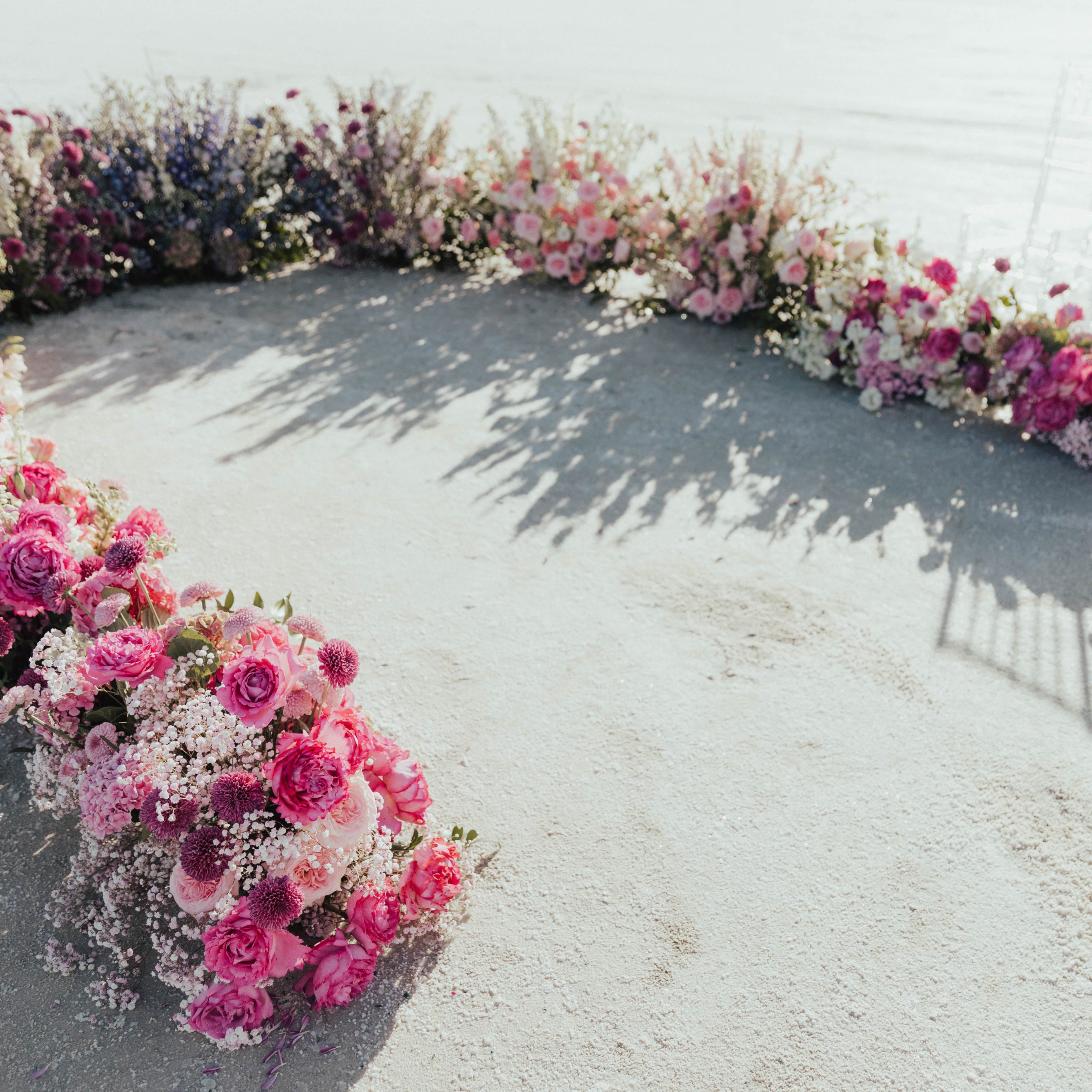 fiftyflowers.com Garden Couture Pink Salt Flats Wedding Editorial - view 9