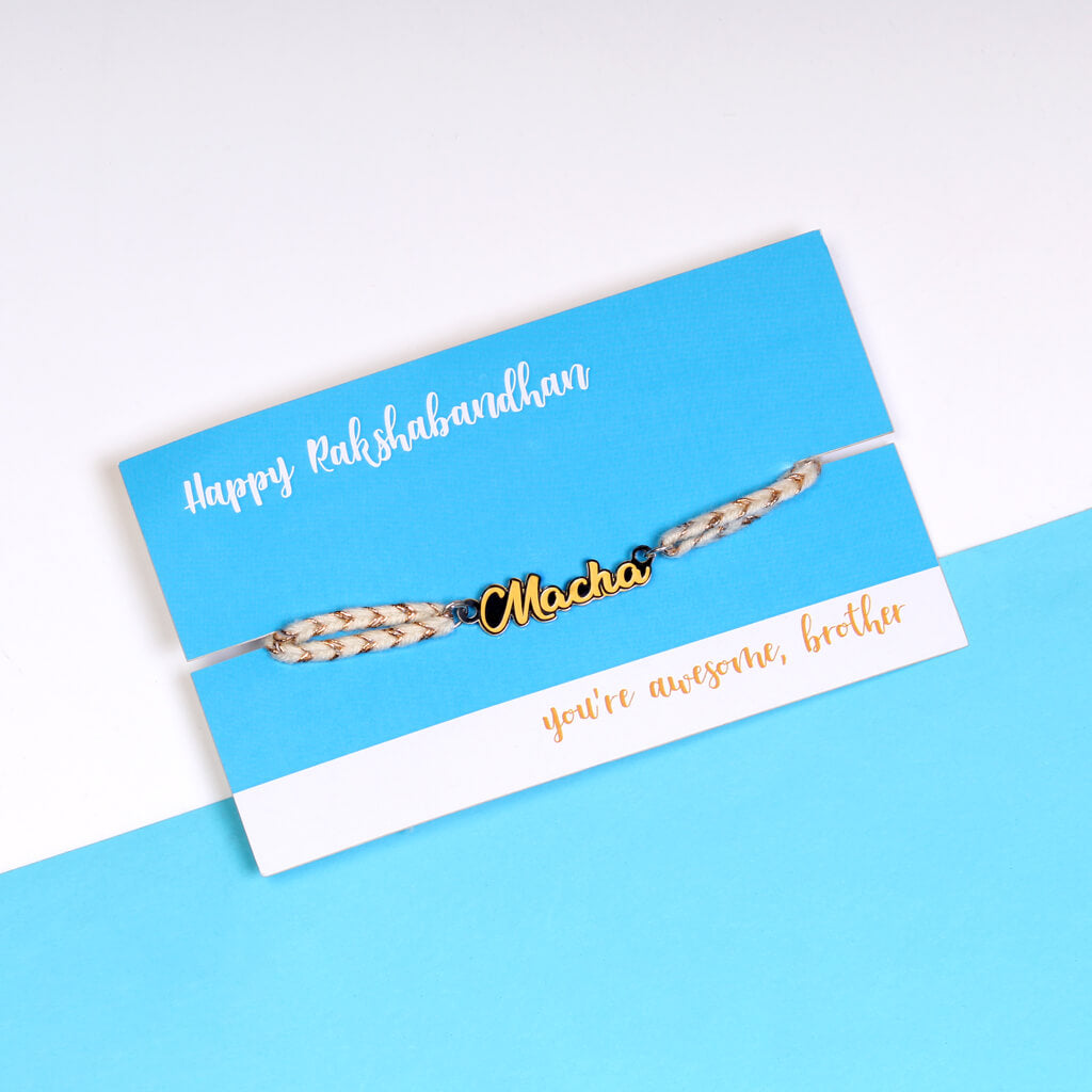 Bigsmall_piu Macha Metallic Rakhi - view 4