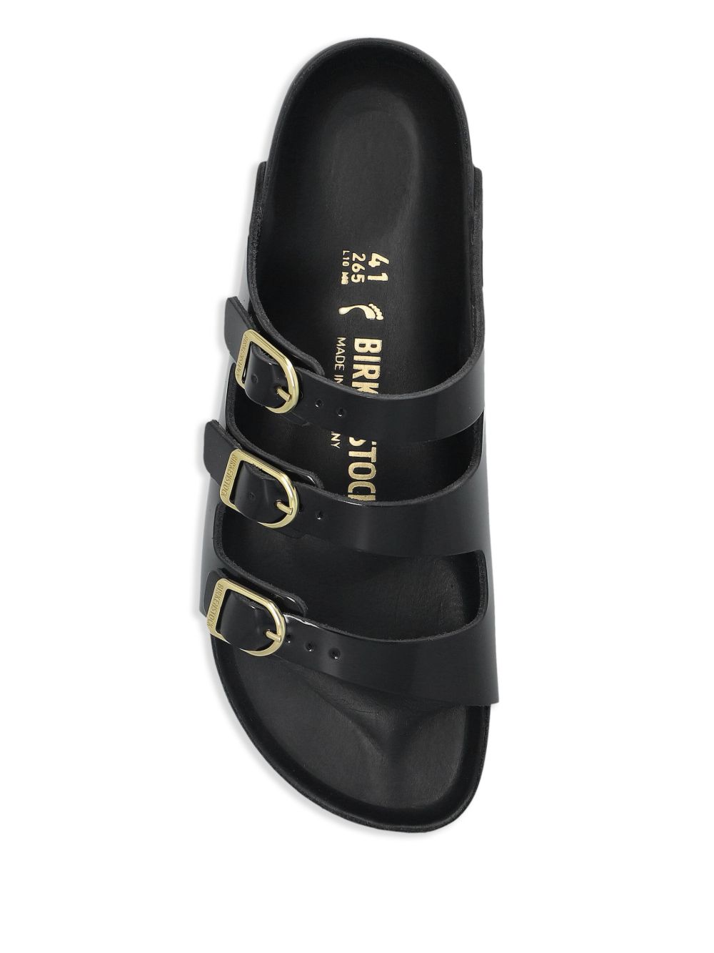 Birkenstock Florida Fresh Natural Leather Patent Sandals - view 4