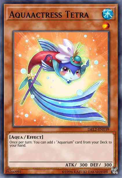 Yu-Gi-Oh! Aquaactress Tetra - DRL2-EN039 - Super Rare - 1st Edition