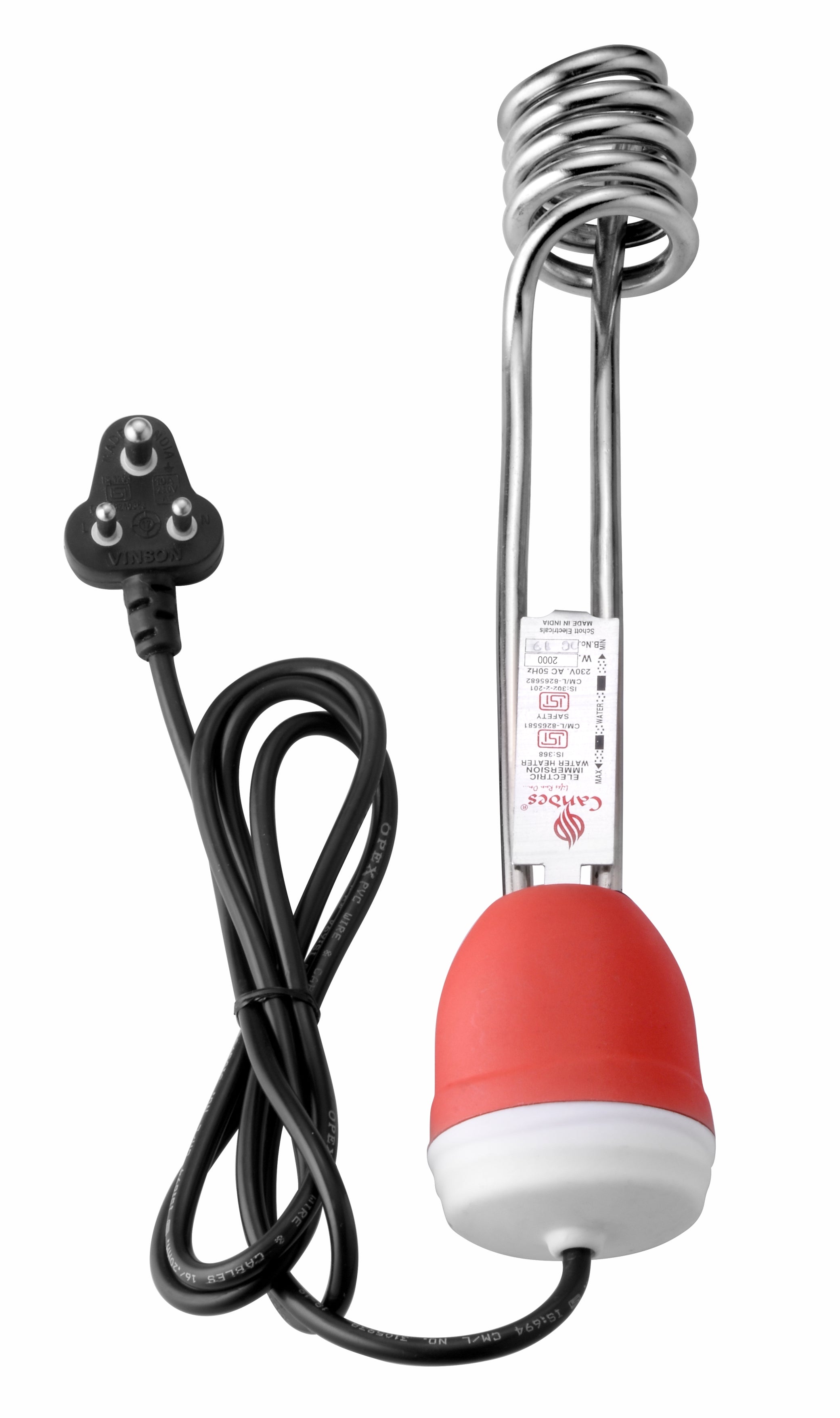 Candes Grand Shock-Proof Water Heater Immersion Rod (B2B)