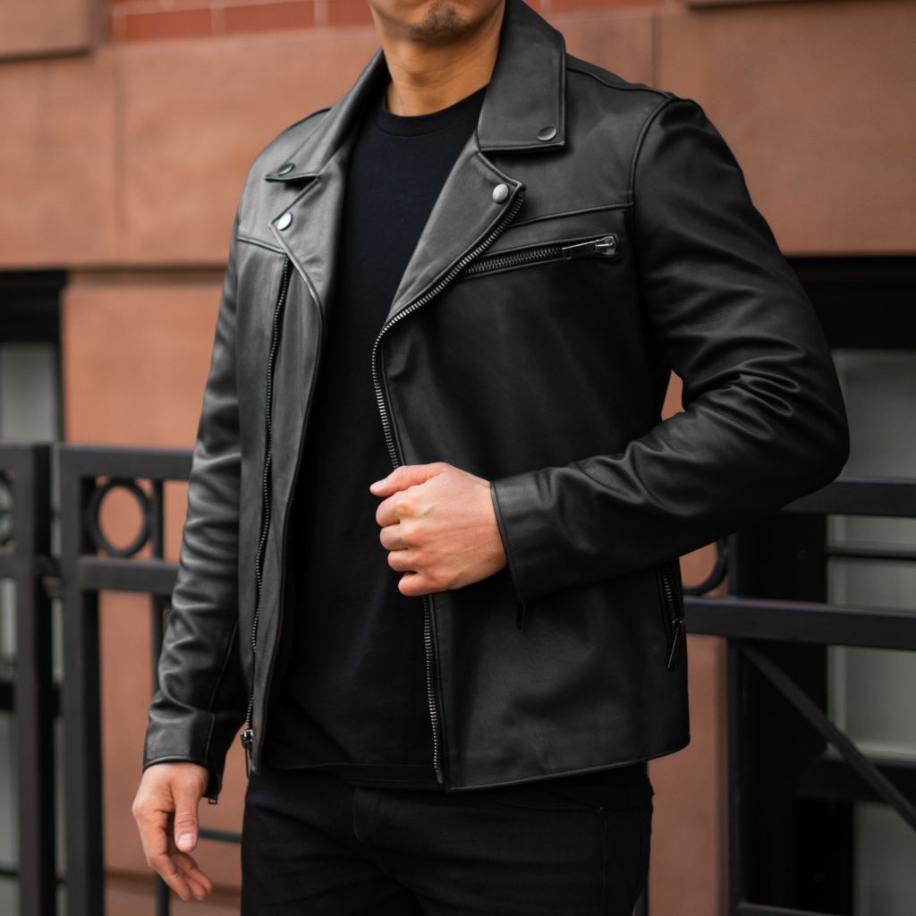 S motorcycle jacket – Thursday Boots - Seconds - Men's Jackets [S] Motorcycle Jacket | Black