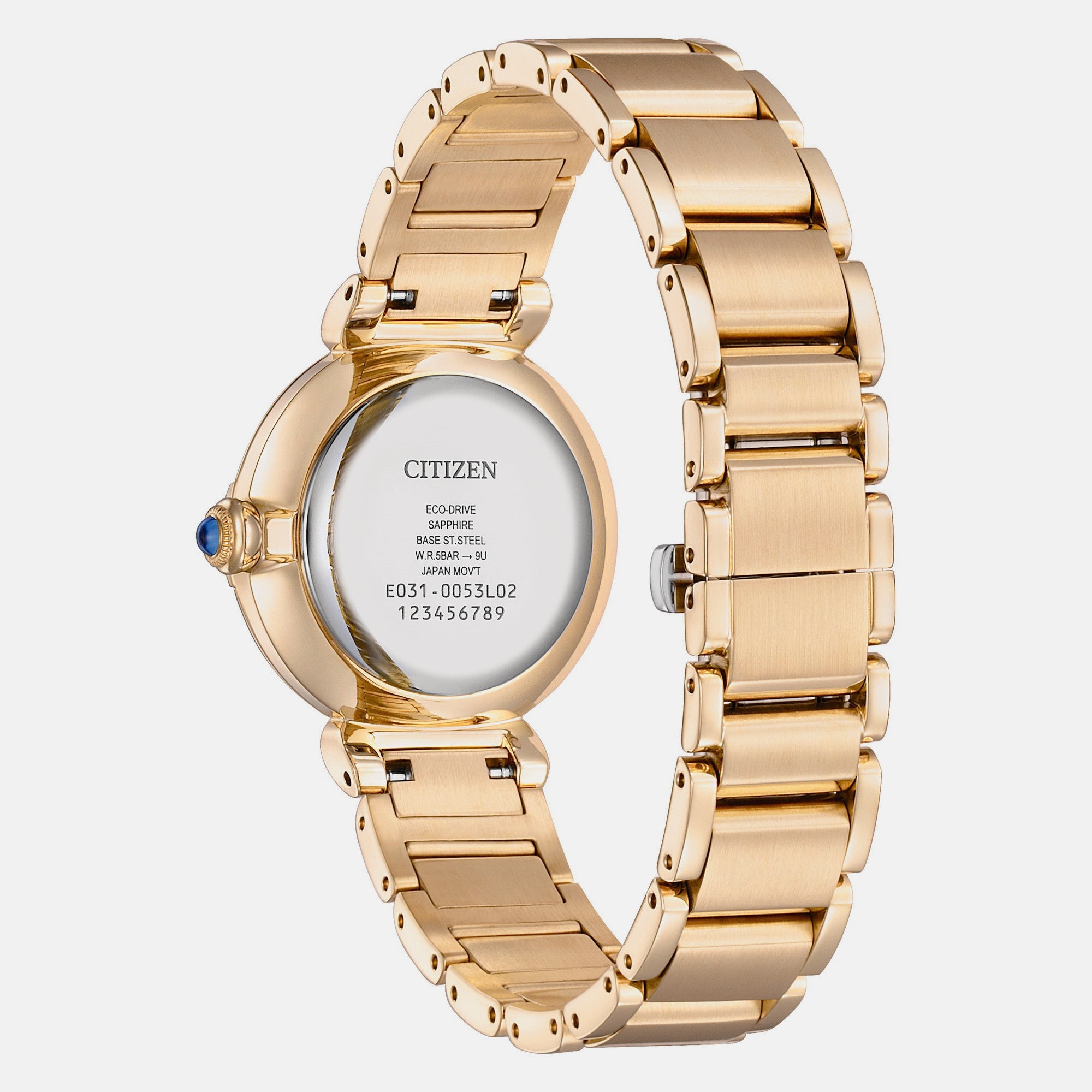 Citizen L Women Eco-Drive Mother Of Pearl Dial Analog Stainless Steel Watch EM1073-85Y - view 2