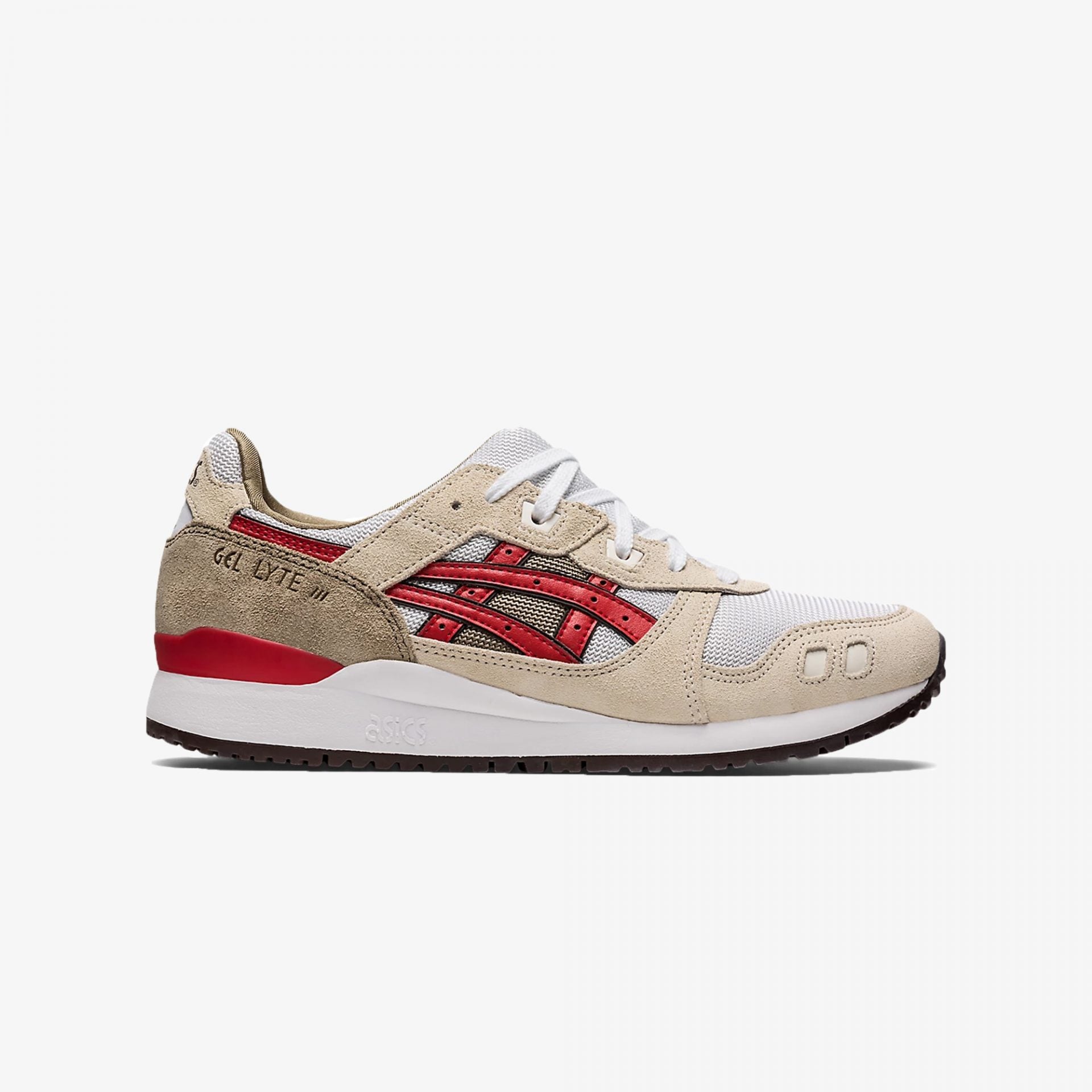 Asics | GEL-LYTE III OG { SMOKE GREY/RED ALERT - view 4