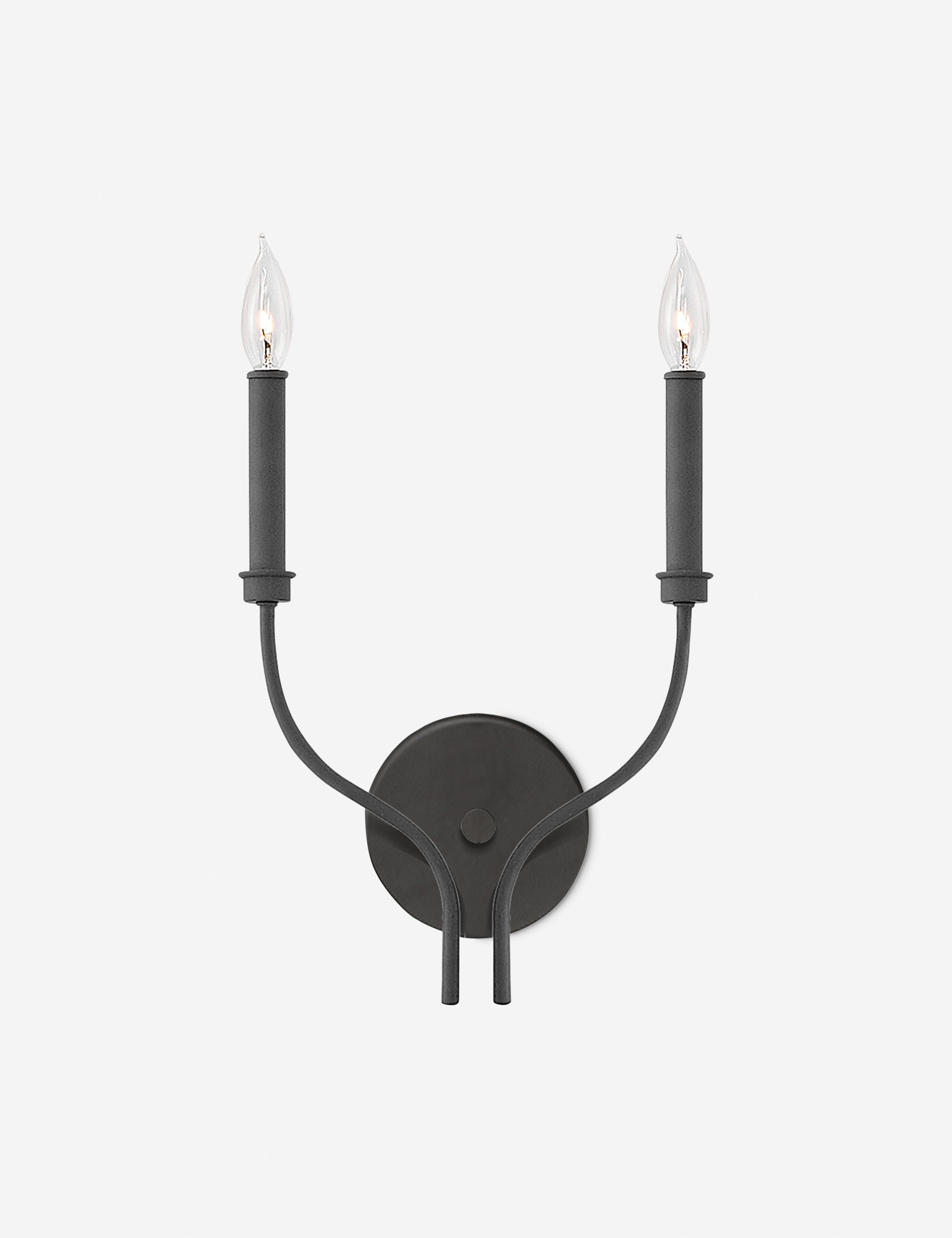 Lulu and Georgia Parsons Sconce – Black