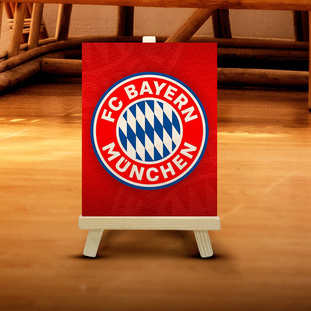 Bigsmall_cc FC Bayern Munich Pine Easel Stand - view 3