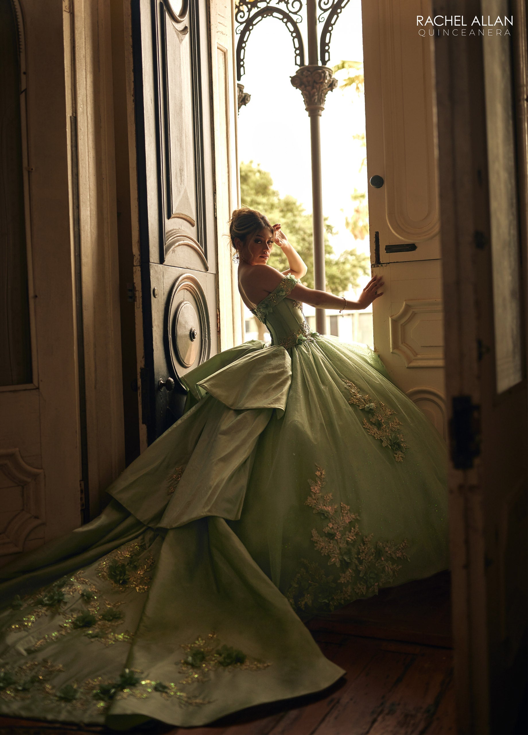 Mary's Bridal Off Shoulder Quinceanera Dress by Rachel Allan RQ2210 - view 2