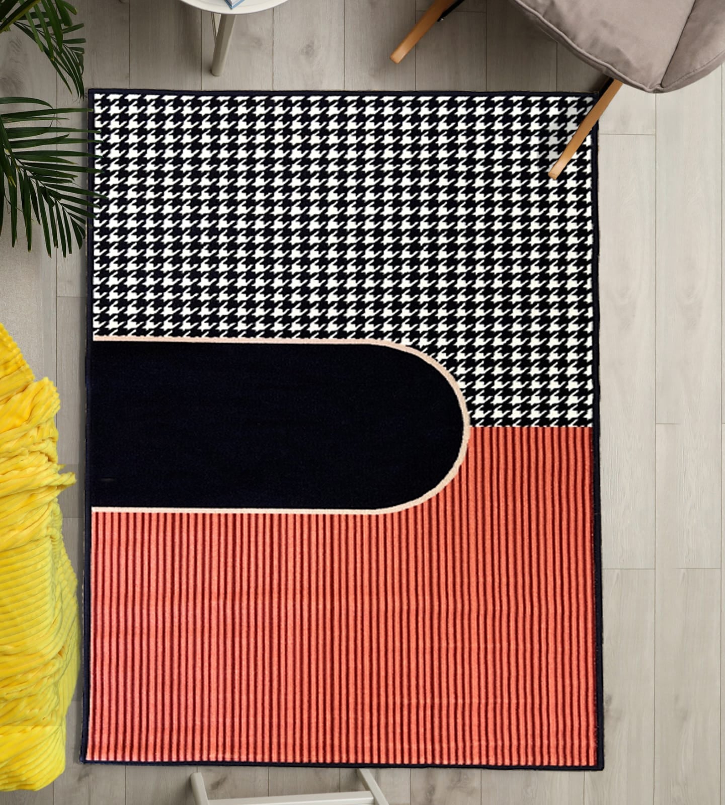Urban Space Home Furnishing 3D Digital Printed Carpet, Rugs for Living Room , Bedroom , Rug with Anti Slip Backing - DR1027 - view 6