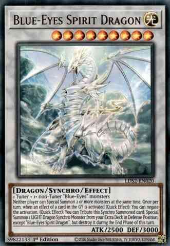 Yu-Gi-Oh! Blue-Eyes Spirit Dragon - LDS2-EN020 - Ultra Rare - 1st Edition