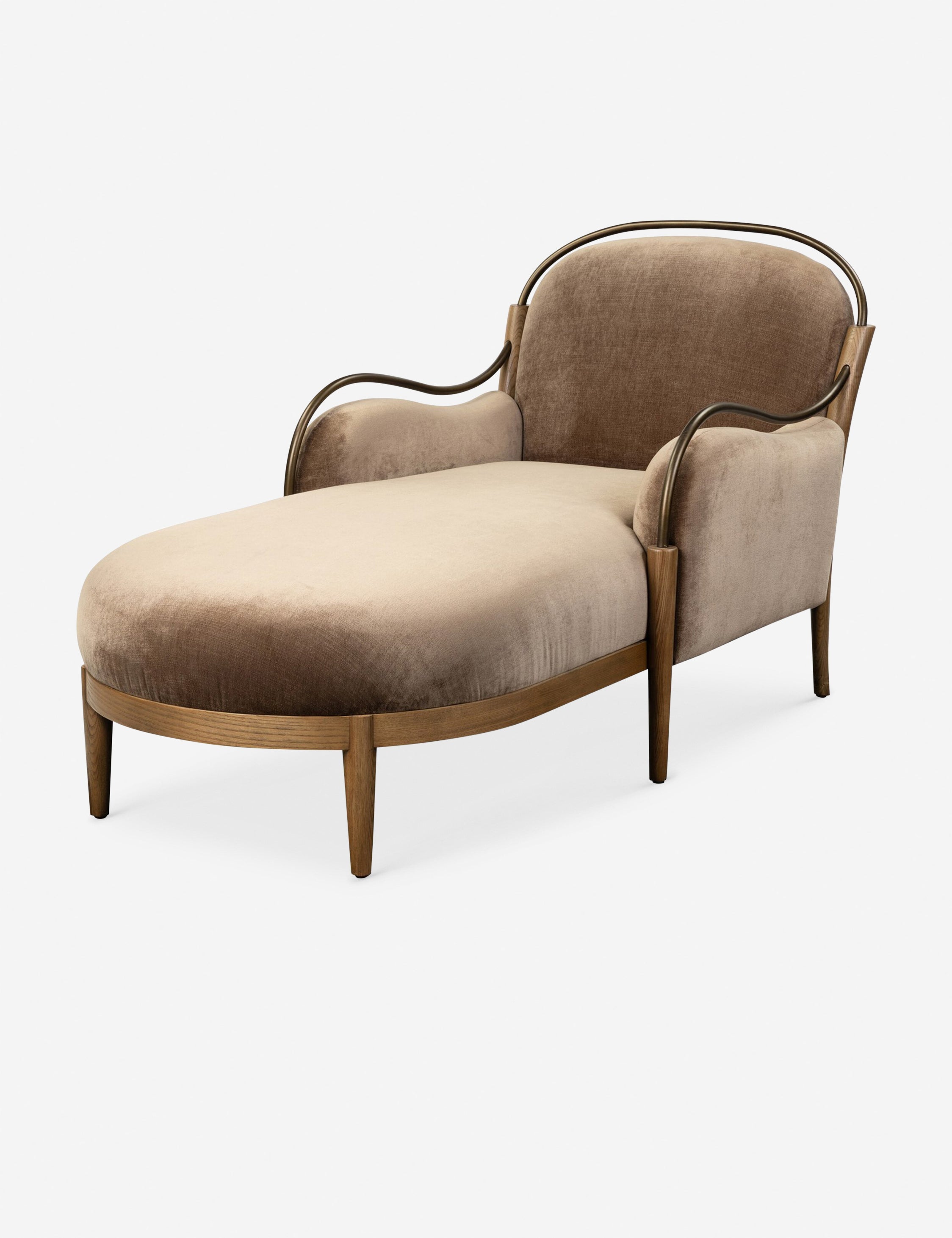 Lulu and Georgia Demi Chaise by Amber Lewis x Four Hands - view 2