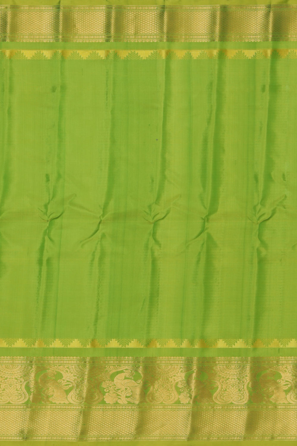 Kalanjali Gadwal Sea Green Saree – Women's - view 4