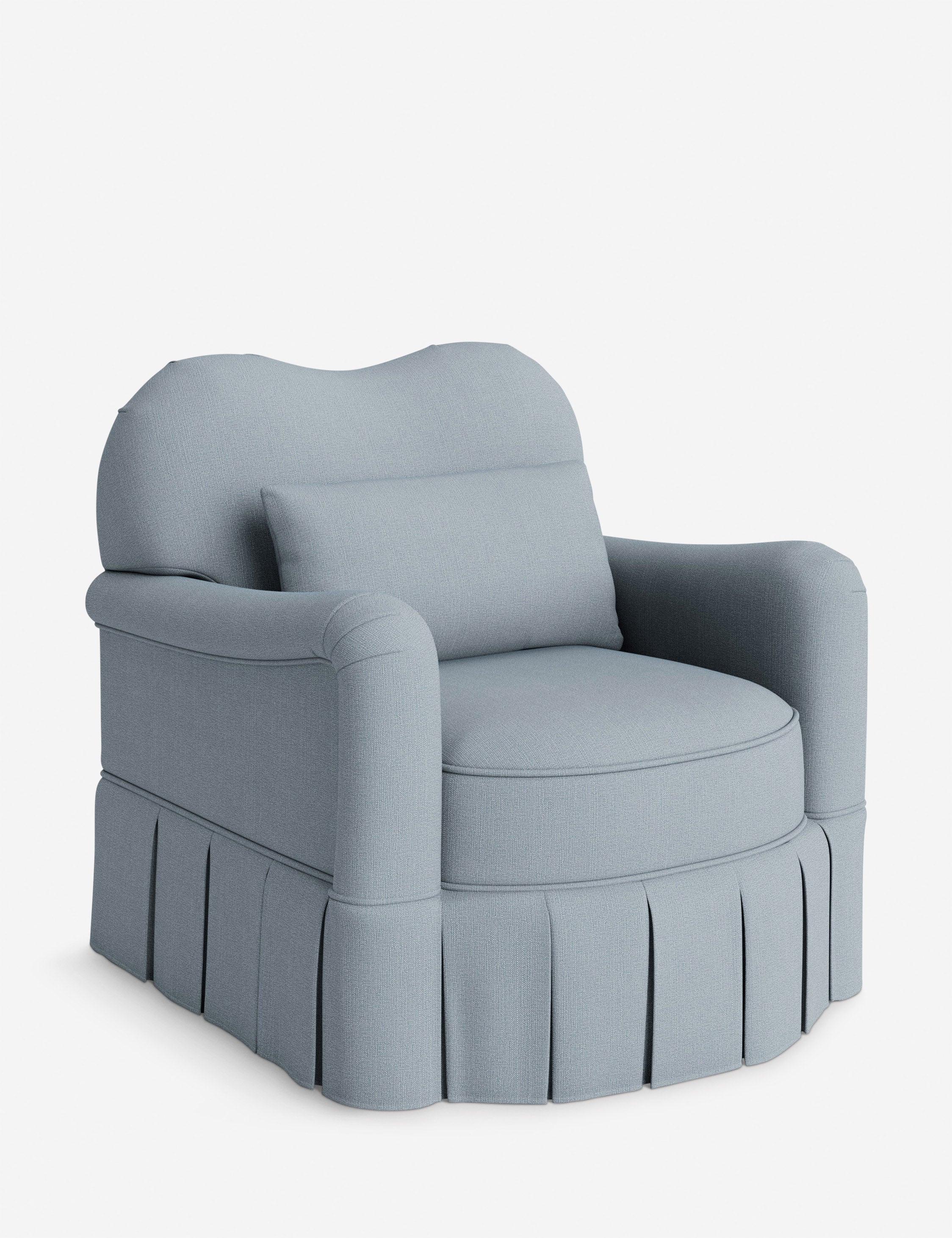 Lulu and Georgia Middleton Skirted Accent Chair by Ginny Macdonald - view 91