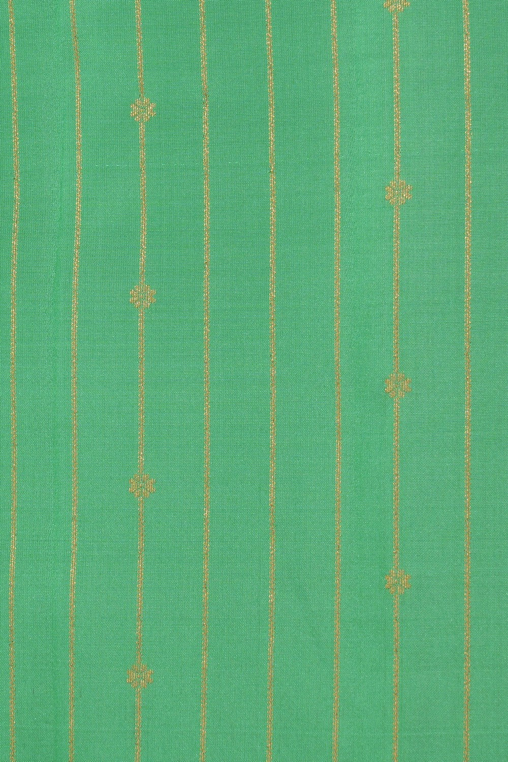 Kalanjali Gadwal Silk Sea Green Saree – Women's - view 2