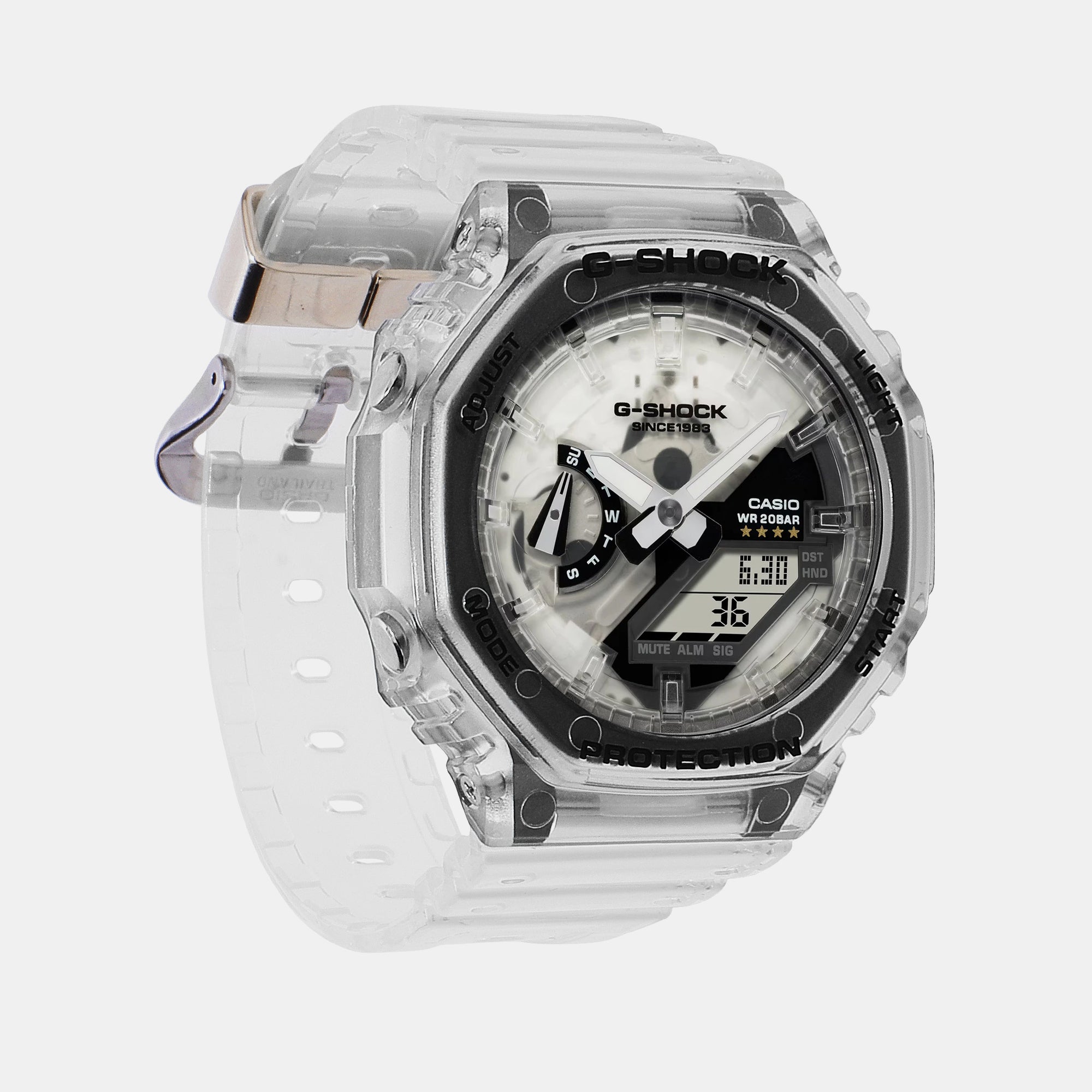 Casio G-Shock Men Quartz White Dial Analog-Digital Resin Watch G1442 - view 3