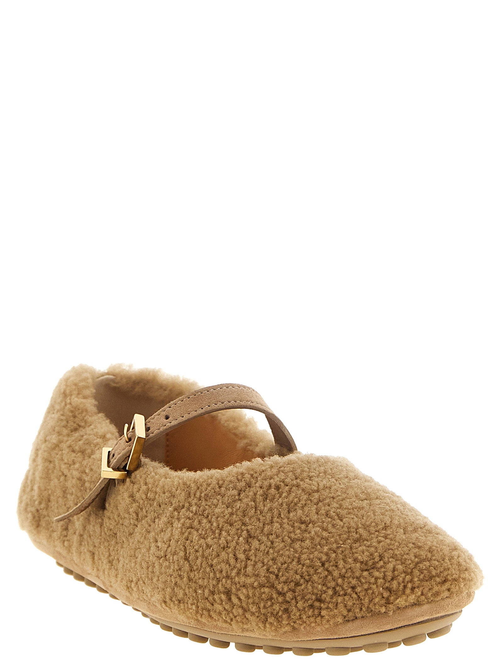 Tod's Gommine Sheepskin Ballet Flats - view 2