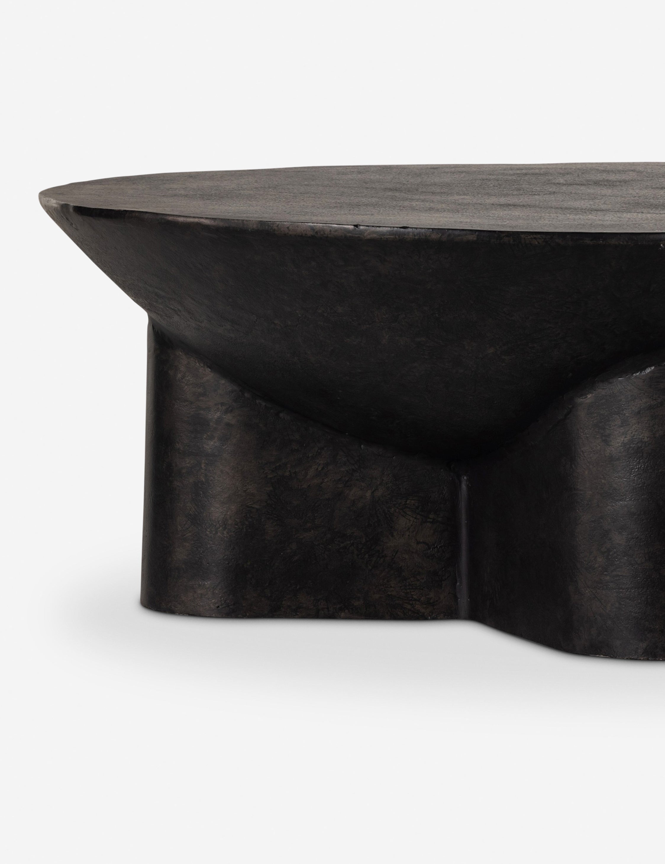 Lulu and Georgia Lagos Round Coffee Table – Black - view 8