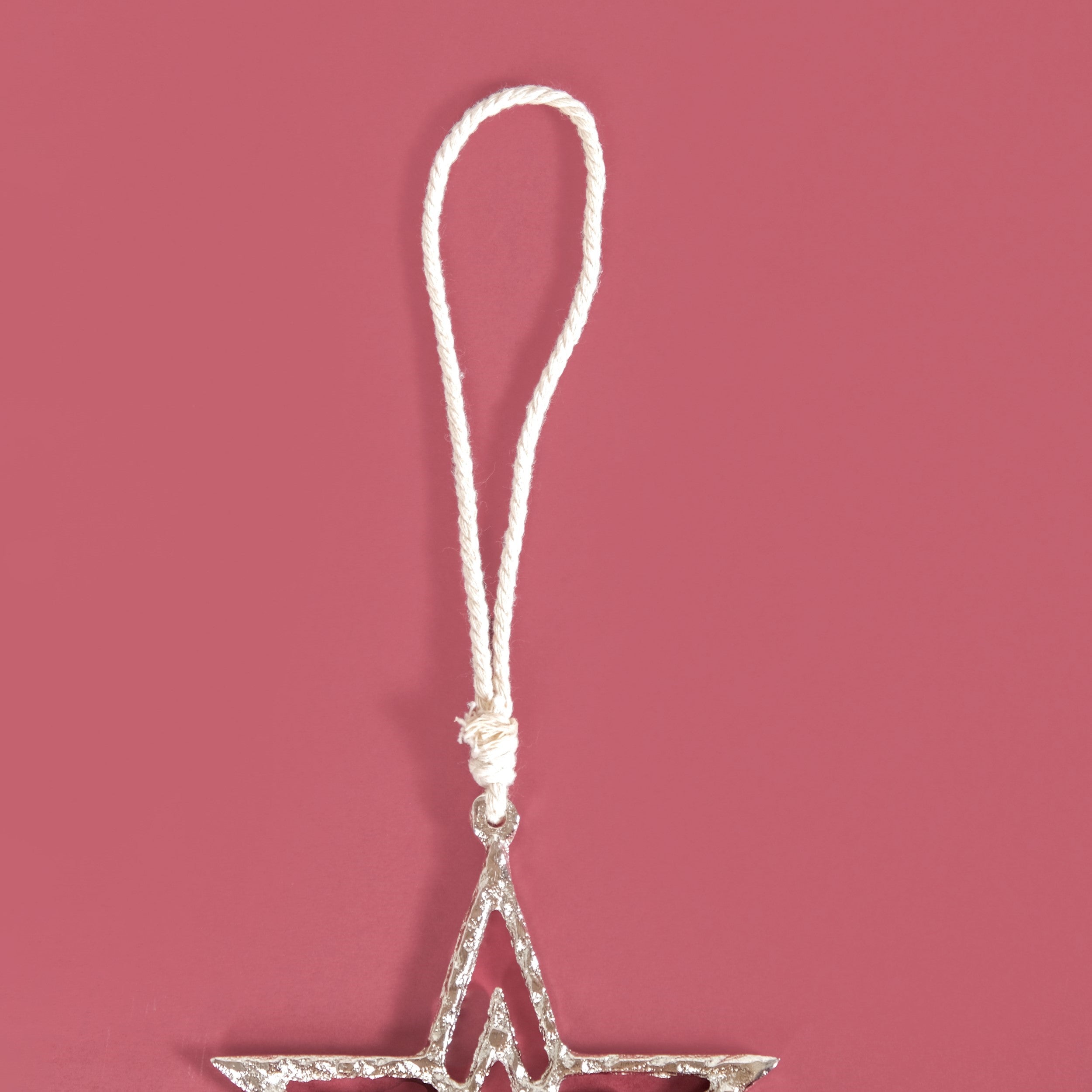 Nestasia Set Of 6 Silver Star Christmas Tree Decoration Ornaments - view 7