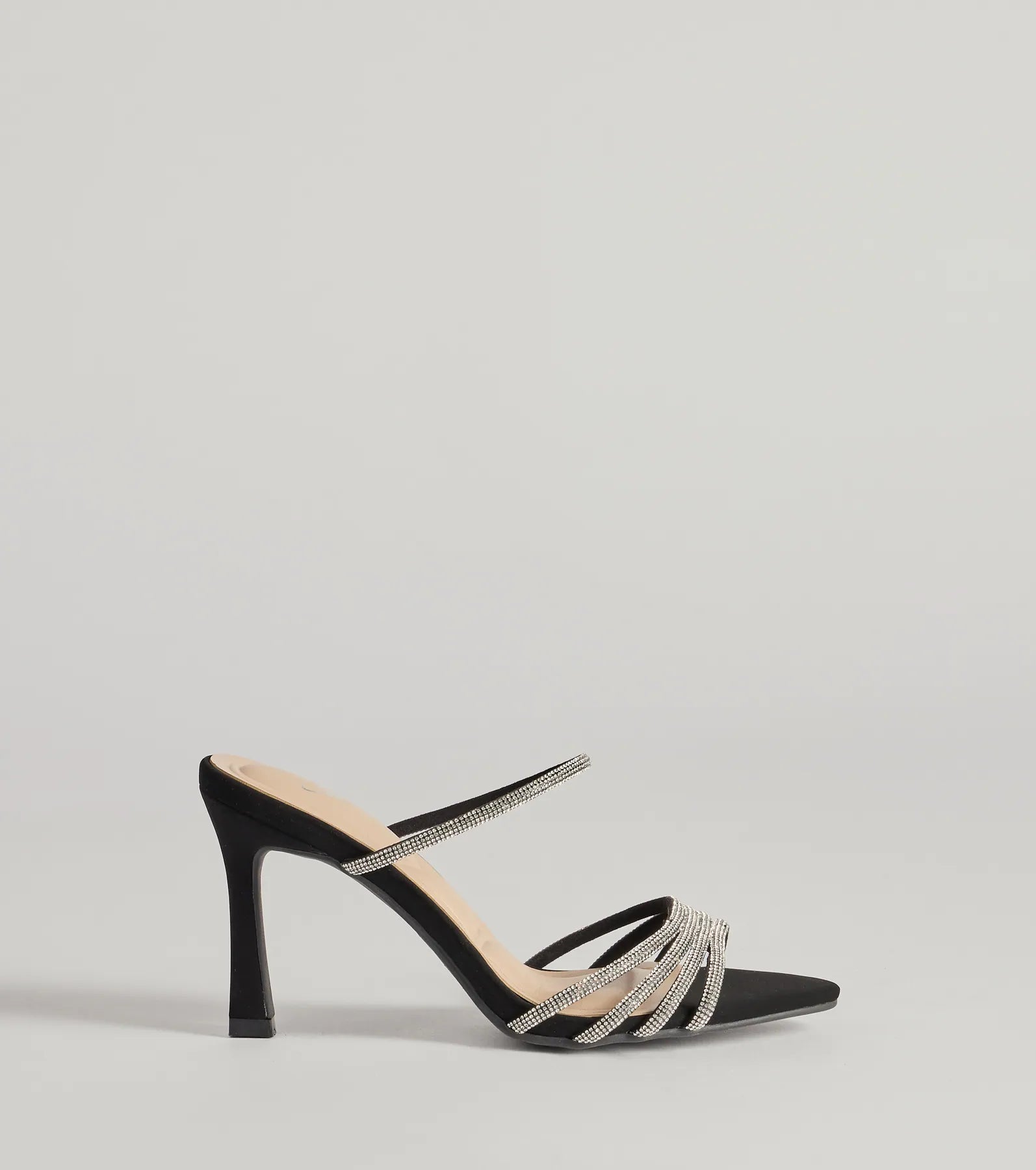 Windsor Endless Shine Rhinestone Stiletto Heels - view 6