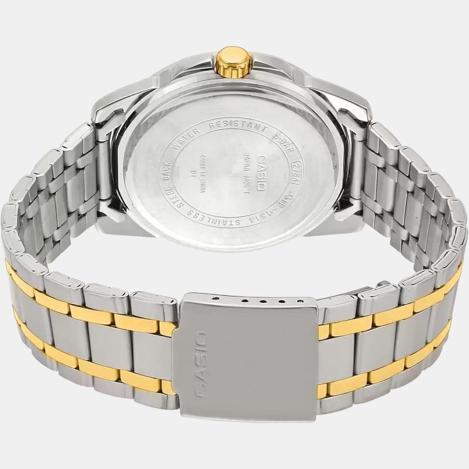 Casio Enticer Men Quartz Black Dial Analog Stainless Steel Watch A777 - view 5