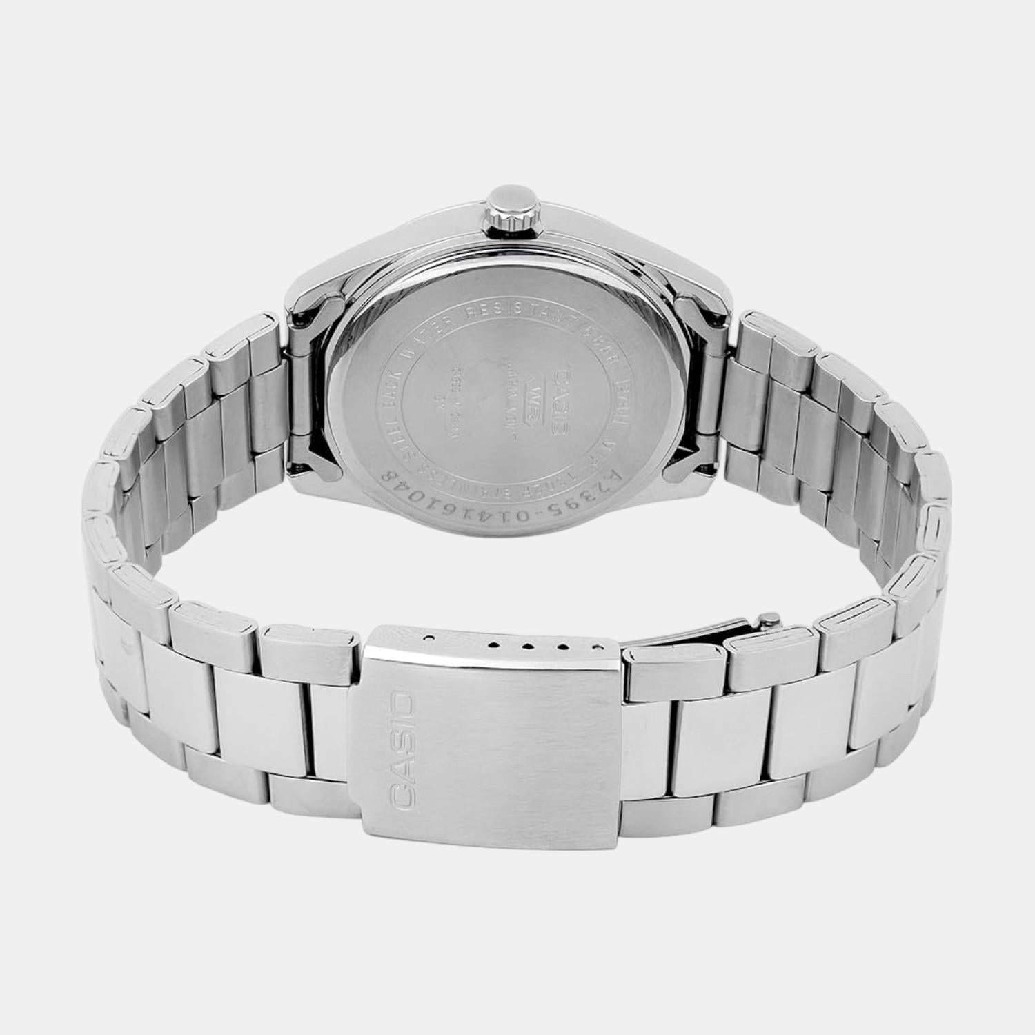 Casio Enticer Men Quartz Pink Dial Analog Stainless Steel Watch A2395 - view 4