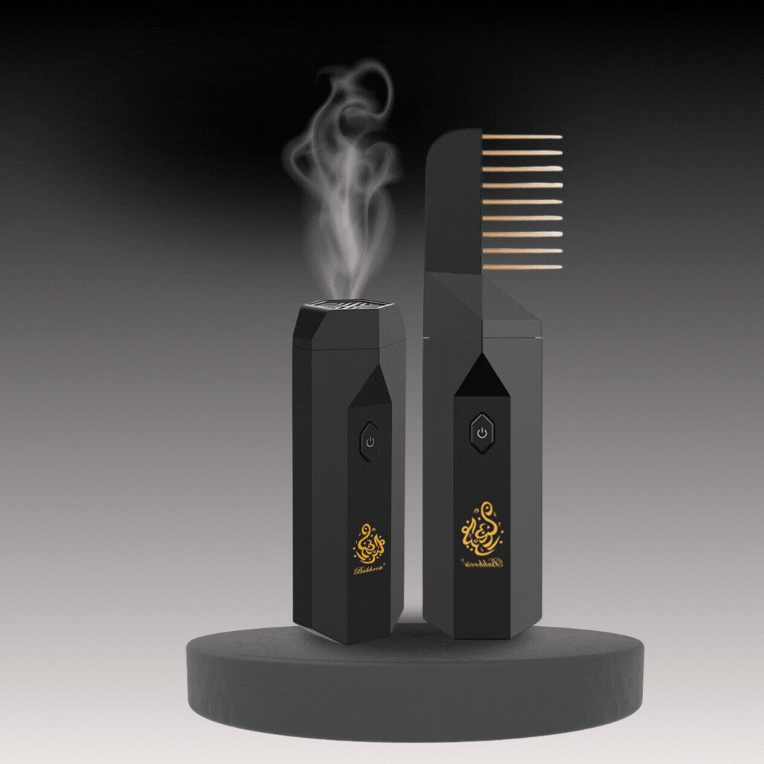 Cash on Delivery Available Upyoga 2 in 1 Hair Comb Incense Burner & Home Diffuser | 1 Year Warranty | Rechargeable | Bakhoor Included - view 2