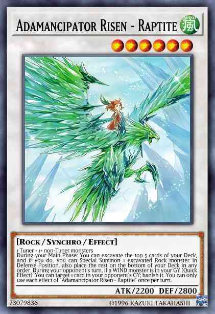 Yu-Gi-Oh! Adamancipator Risen - Raptite - SESL-EN008 - Super Rare - 1st Edition